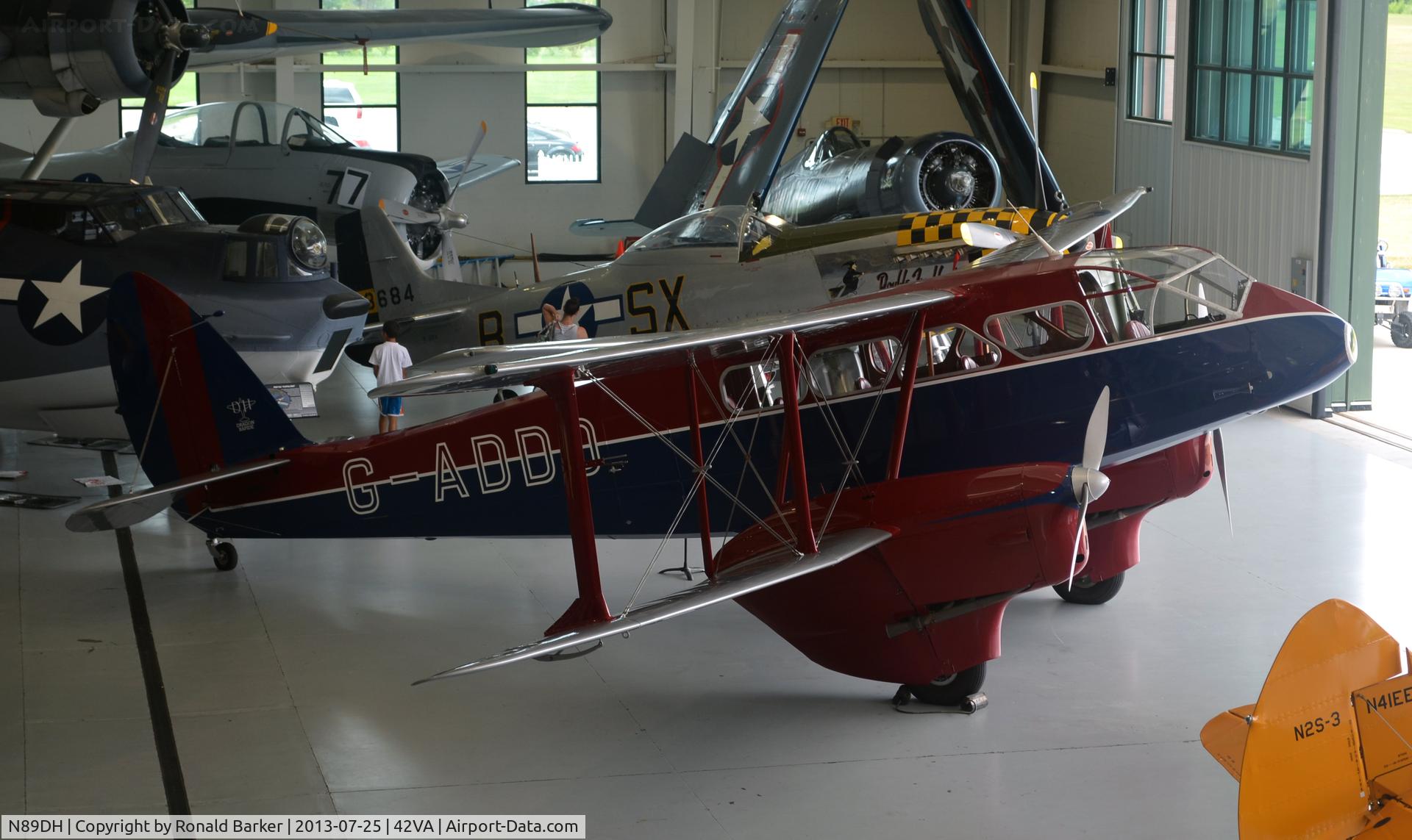 N89DH, 1944 De Havilland DH-89A Dominie/Dragon Rapide C/N 6709, G-ADDD, Military Aviation Museum, Pungo, VA