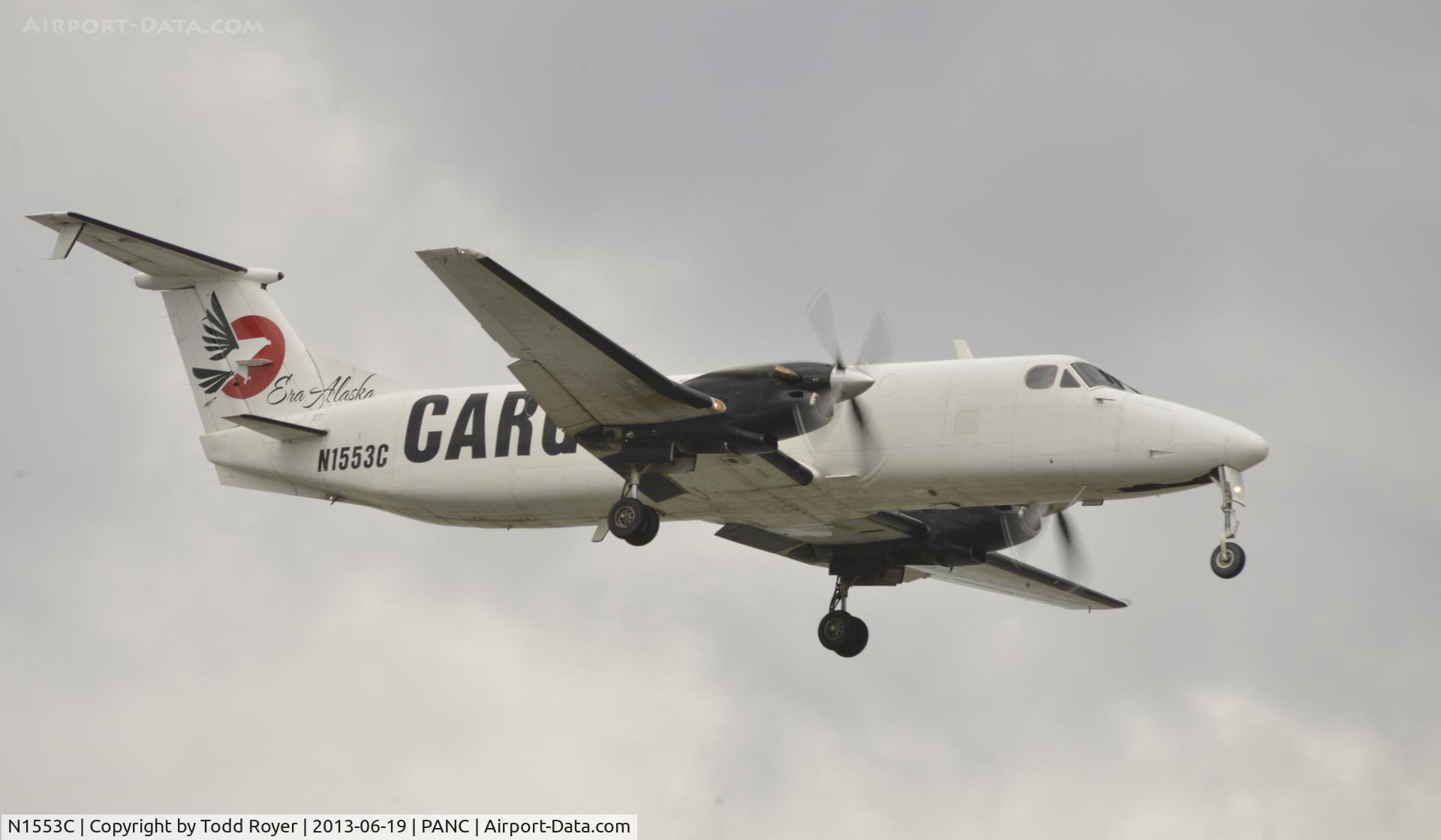 N1553C, 1988 Beech 1900C C/N UC-24, Arriving at Anchorage