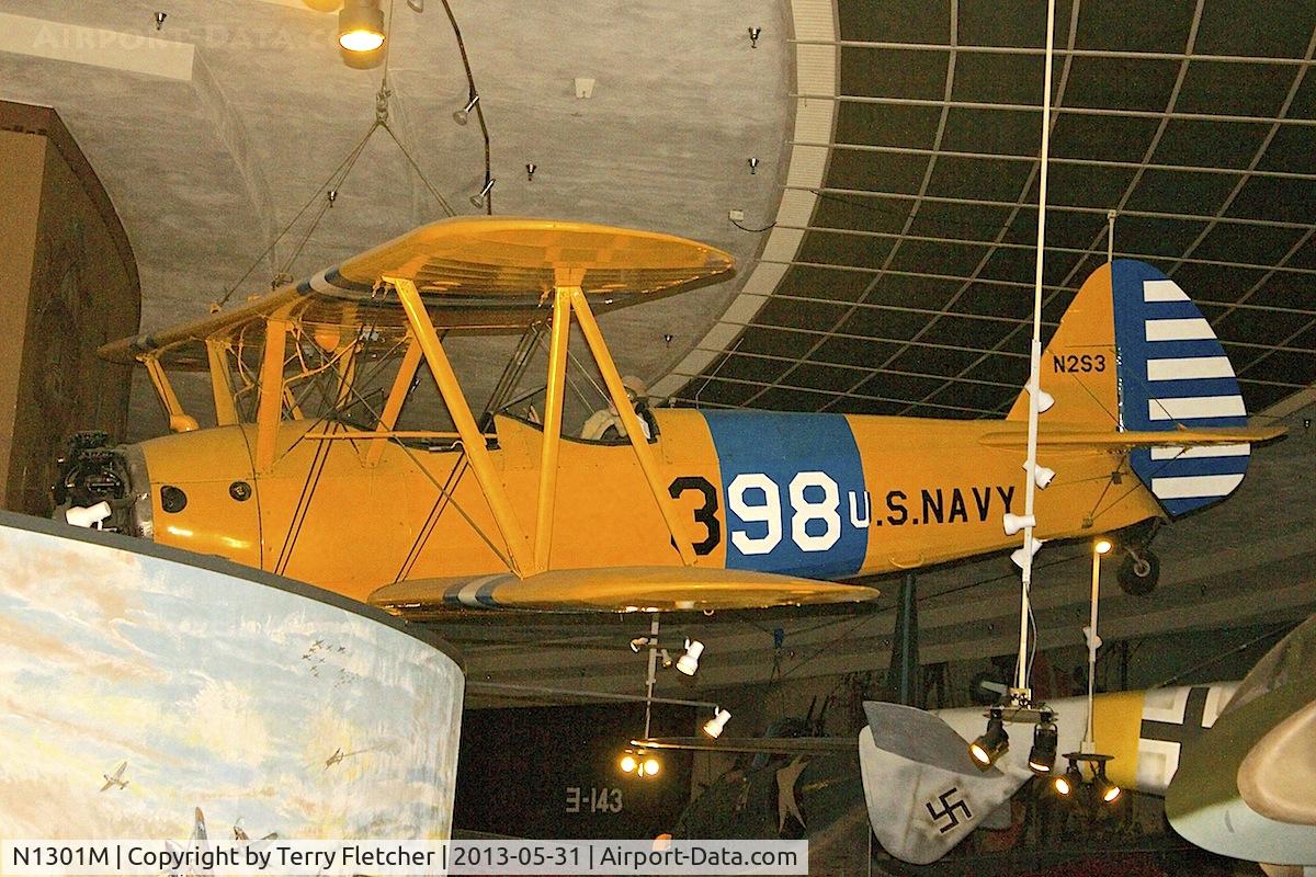 N1301M, 1942 Boeing N2S-3 C/N 75-6588, Exhibited at the Air and Space Museum , Balboa Park , San Diego , California
