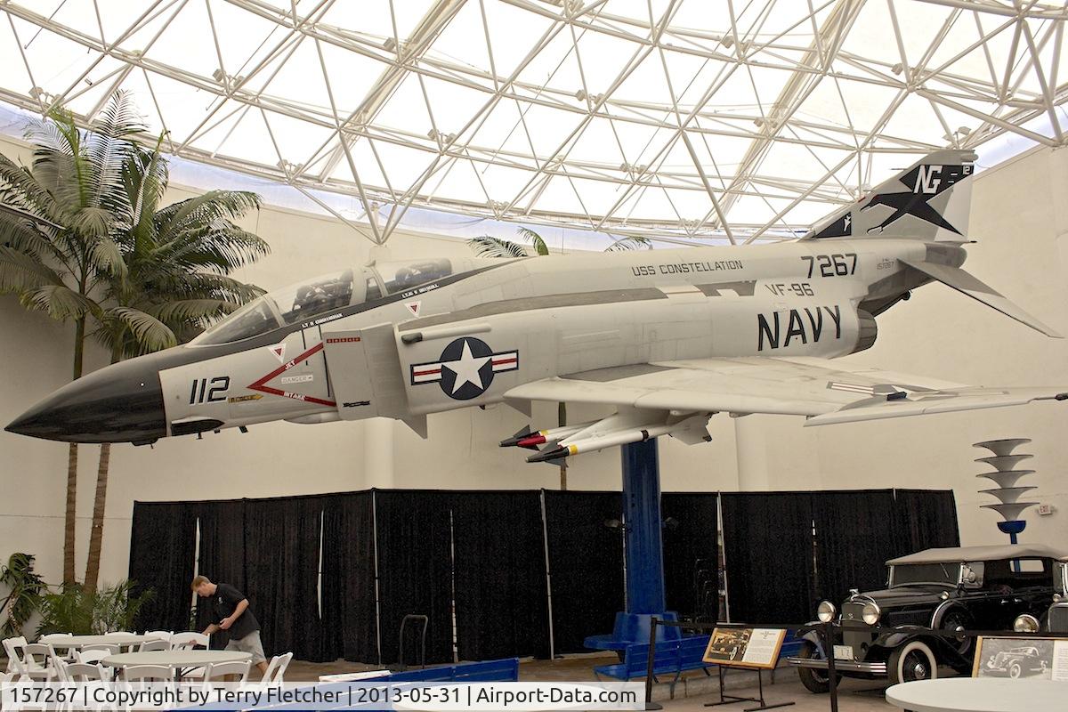 157267, McDonnell F-4J Phantom II C/N 3713, Exhibited at the Air and Space Museum , Balboa Park , San Diego , California