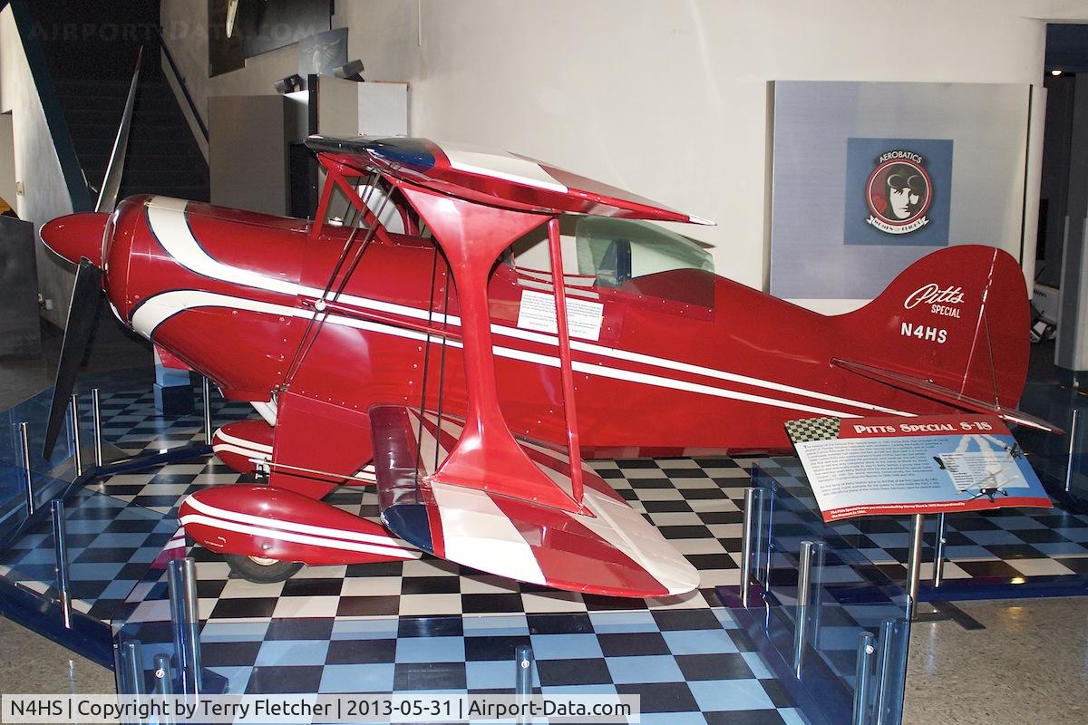 N4HS, 1975 Pitts S-1S Special C/N 10034, Exhibited at the Air and Space Museum , Balboa Park , San Diego , California