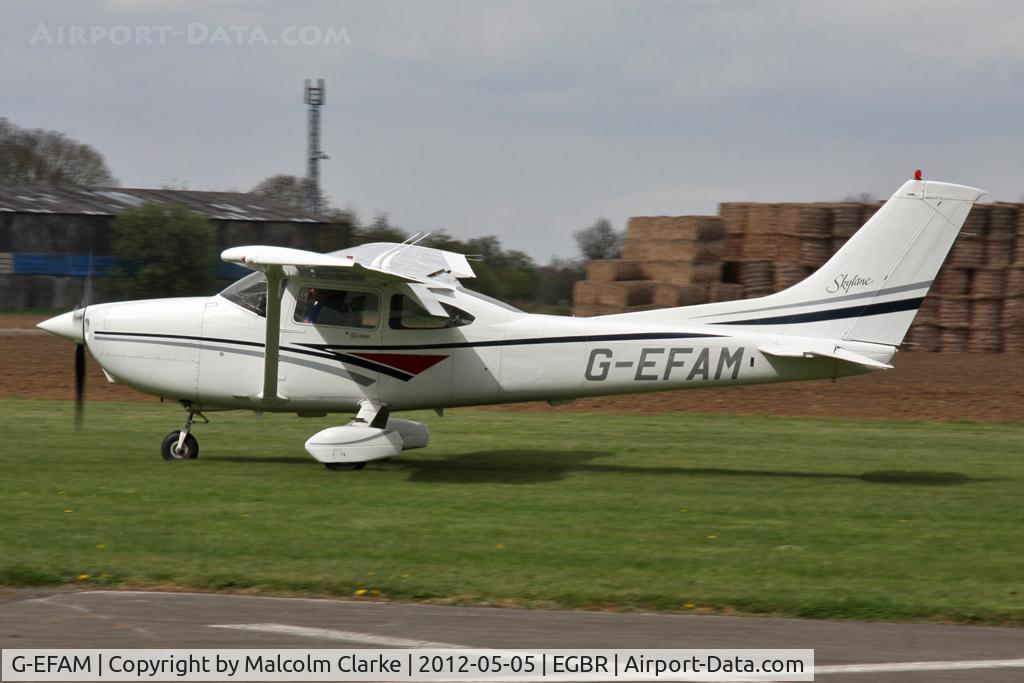 G-EFAM, 1999 Cessna 182S Skylane C/N 18280442, Cessna 182S Skylane, Breighton Airfield, May 2012.