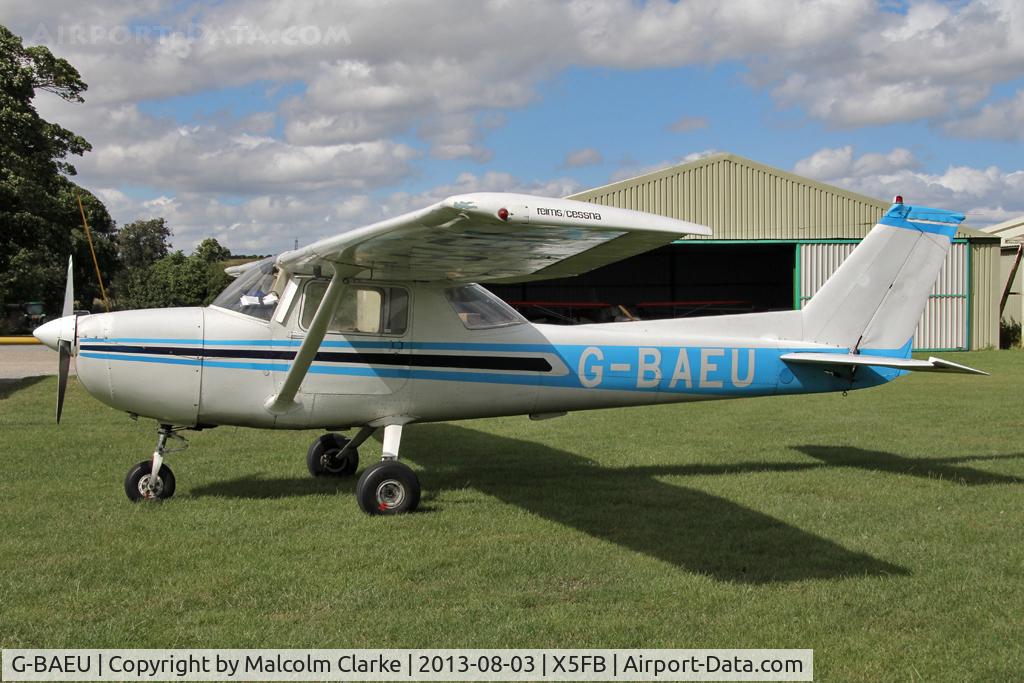 G-BAEU, 1972 Reims F150L C/N 0873, Reims F150L, Fishburn Airfield, August 2013.