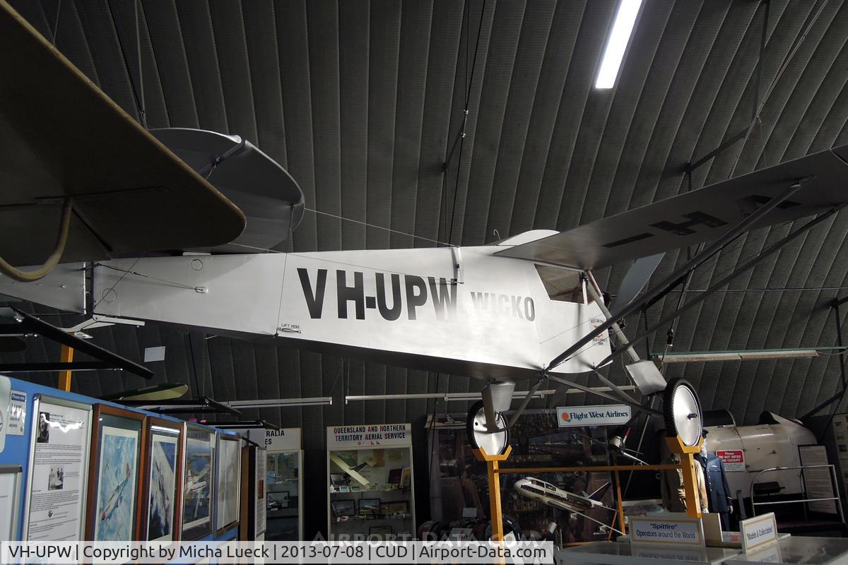 VH-UPW, Wickner Wicko C/N 1, Replica at the Queensland Air Museum