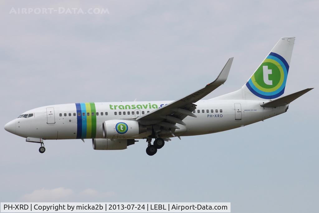PH-XRD, 2003 Boeing 737-7K2 C/N 30659, Landing