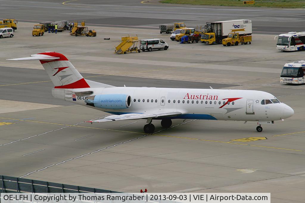 OE-LFH, 1995 Fokker 70 (F-28-0070) C/N 11554, Austrian Airlines Fokker 70