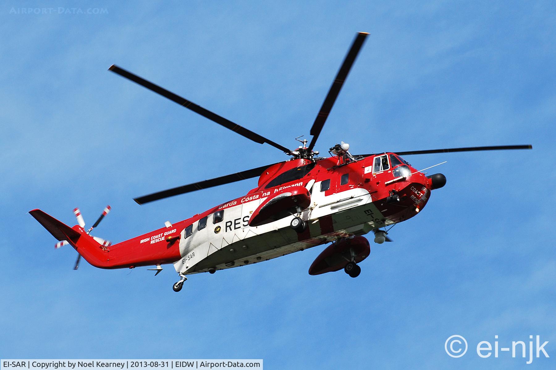 EI-SAR, 1962 Sikorsky S-61N C/N 61143, Photographed departing Dublin Airport on another coastal patrol.