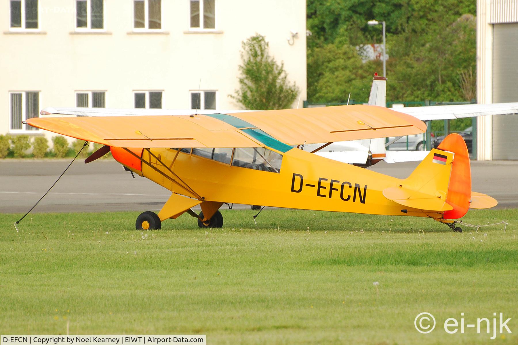 D-EFCN, 1954 Piper L-18C Super Cub (PA-18-95) C/N 18-3439, Photographed on a night stop over at Weston.