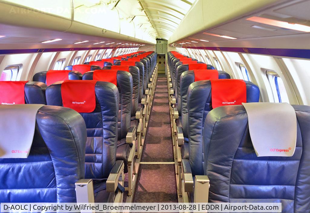 D-AOLC, 1995 Saab 2000 C/N 2000-016, Inside the cabin of this Saab 2000.