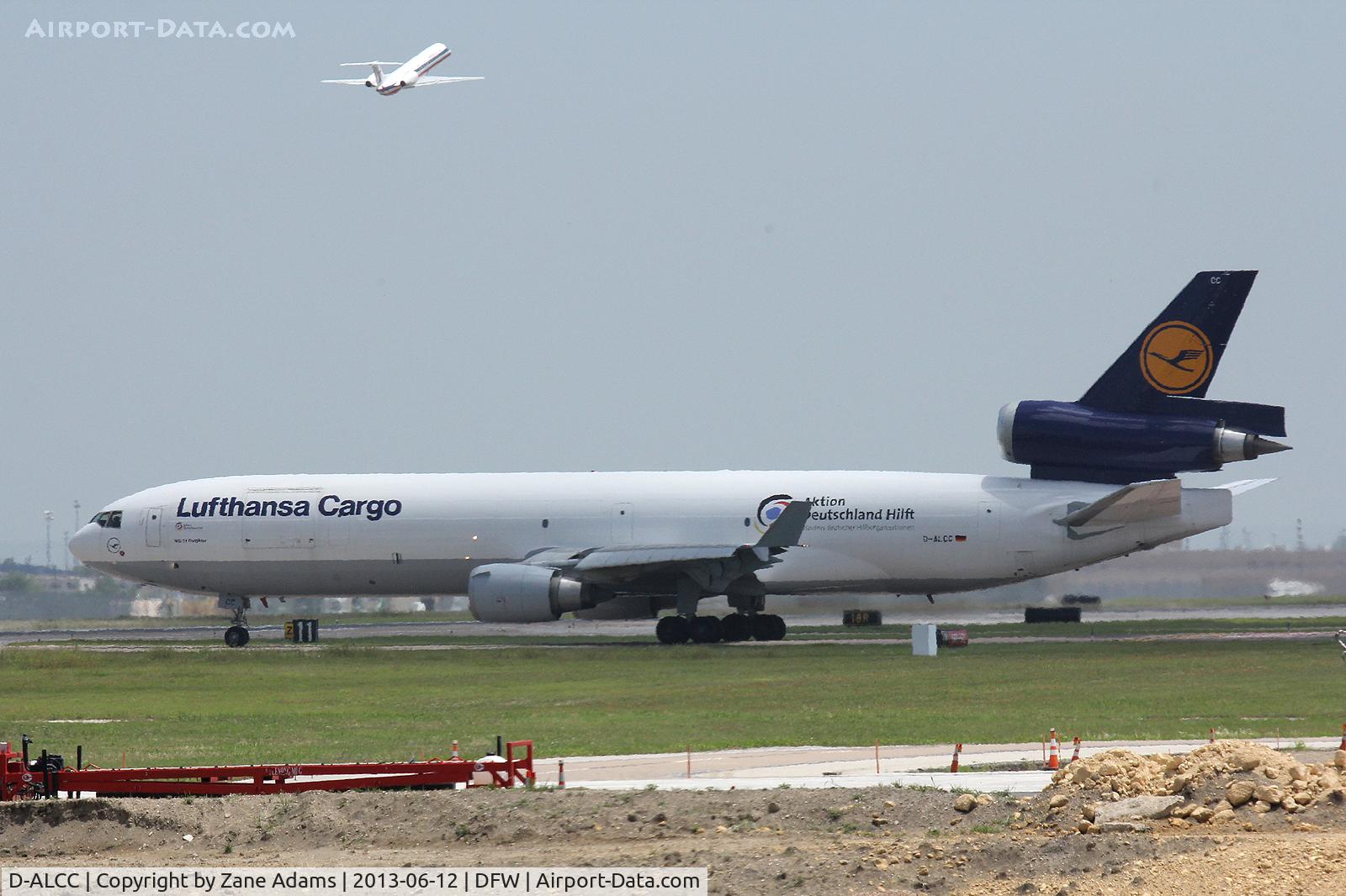 D-ALCC, 1998 McDonnell Douglas MD-11F C/N 48783, At DFW Airport