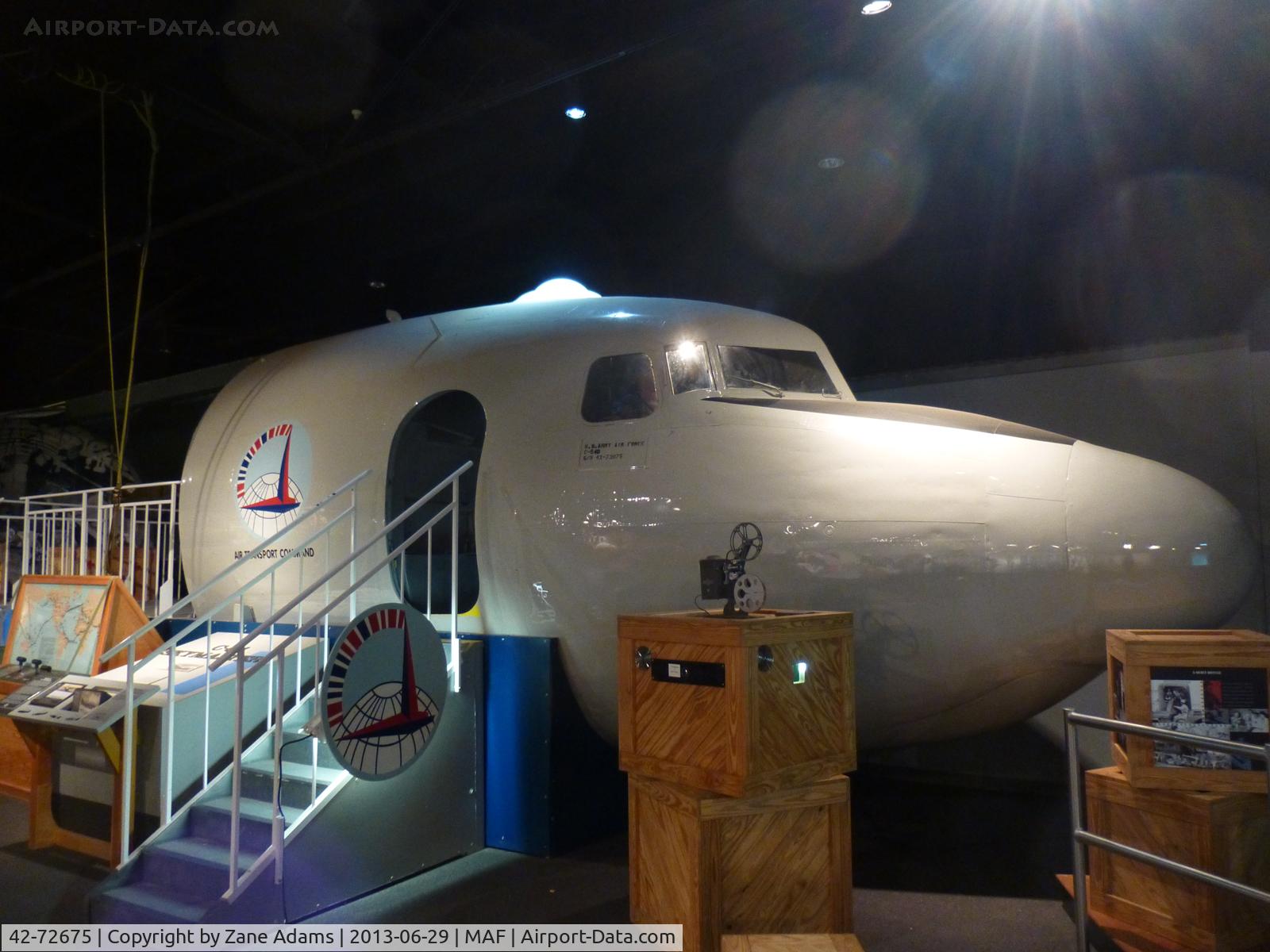 42-72675, 1942 Douglas C-54D-10-DC Skymaster C/N 10780, In the CAF Museum at Midland International