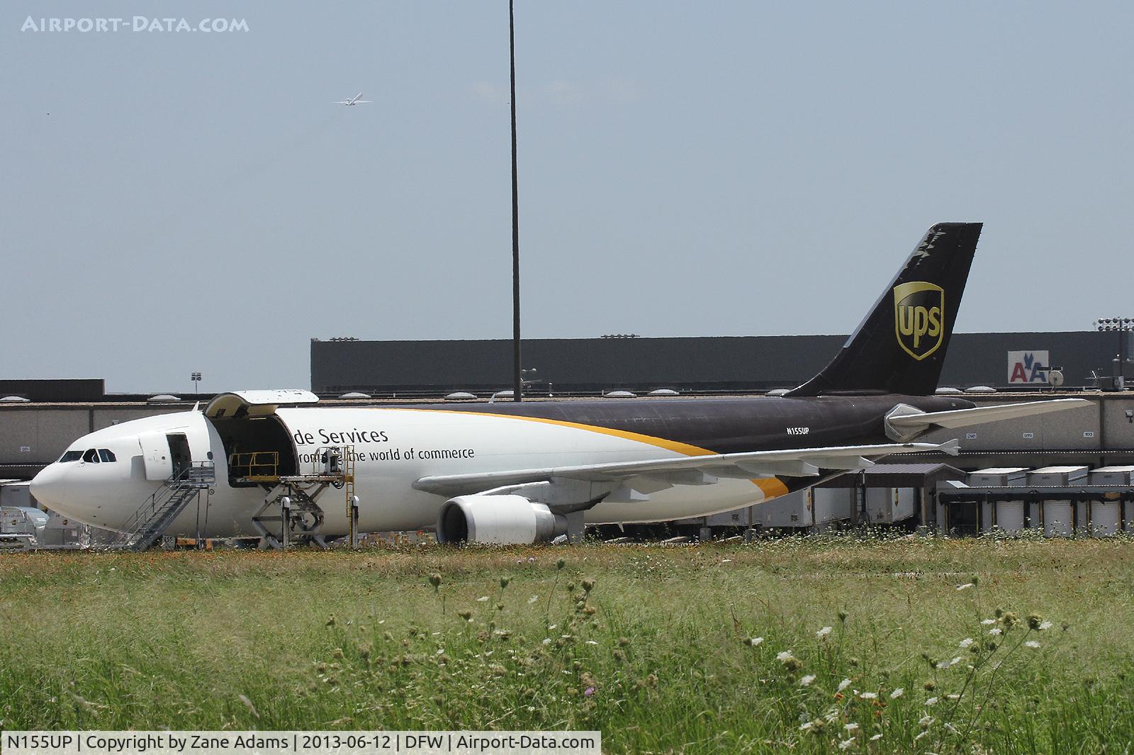 N155UP, 2004 Airbus A300F4-622R C/N 0841, On the UPS ramp at DFW Airport