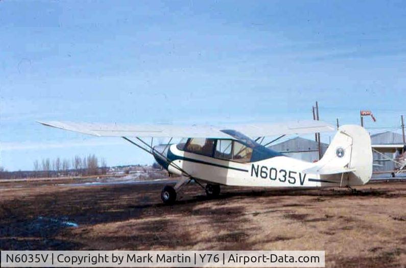 N6035V, Aeronca 7BCM C/N 7BCM-84, AT North Field (now Morningstar) in Des Moines, Ia. around 1970