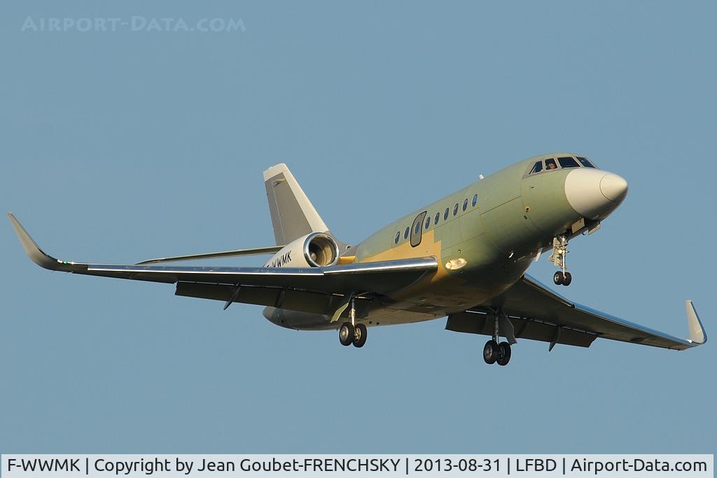 F-WWMK, 2013 Dassault Falcon 2000LXS C/N 267, landing 23
