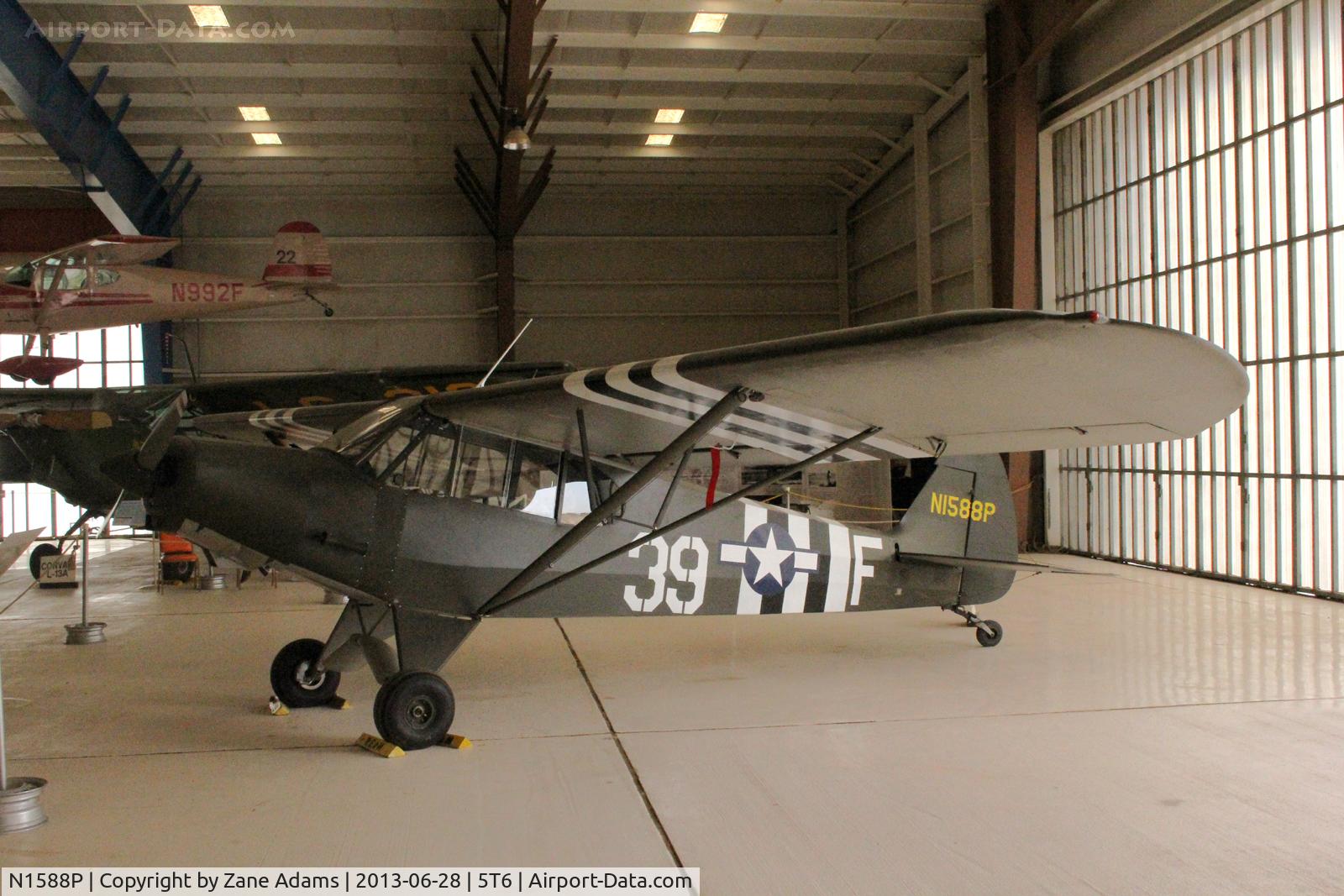 N1588P, 1954 Piper PA-18 C/N 18-3751, At the War Eagles Museum - Santa Teresa, NM