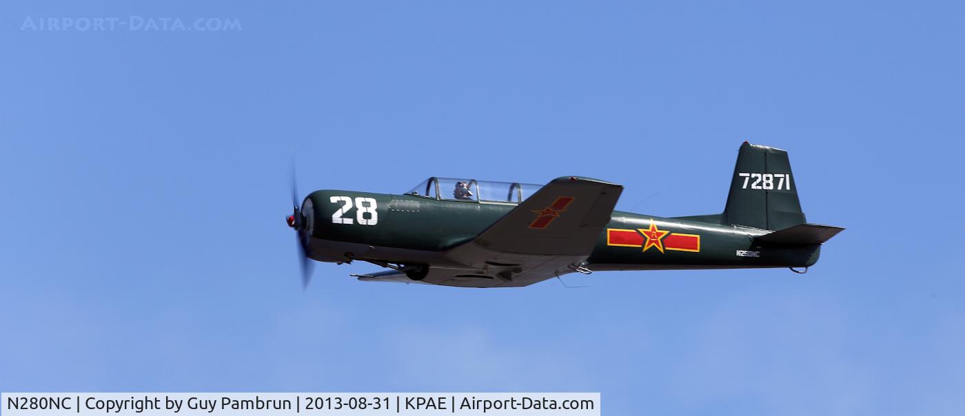 N280NC, 1974 Nanchang CJ-6A C/N 2951240, 2013 6th Annual Vintage Aircraft Weekend at the Historic Flight Foundation located at Payne Field