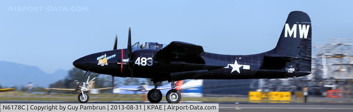 N6178C, Grumman F7F-3 Tigercat C/N C.225, 2013 6th Annual Vintage Aircraft Weekend at the Historic Flight Foundation located at Payne Field