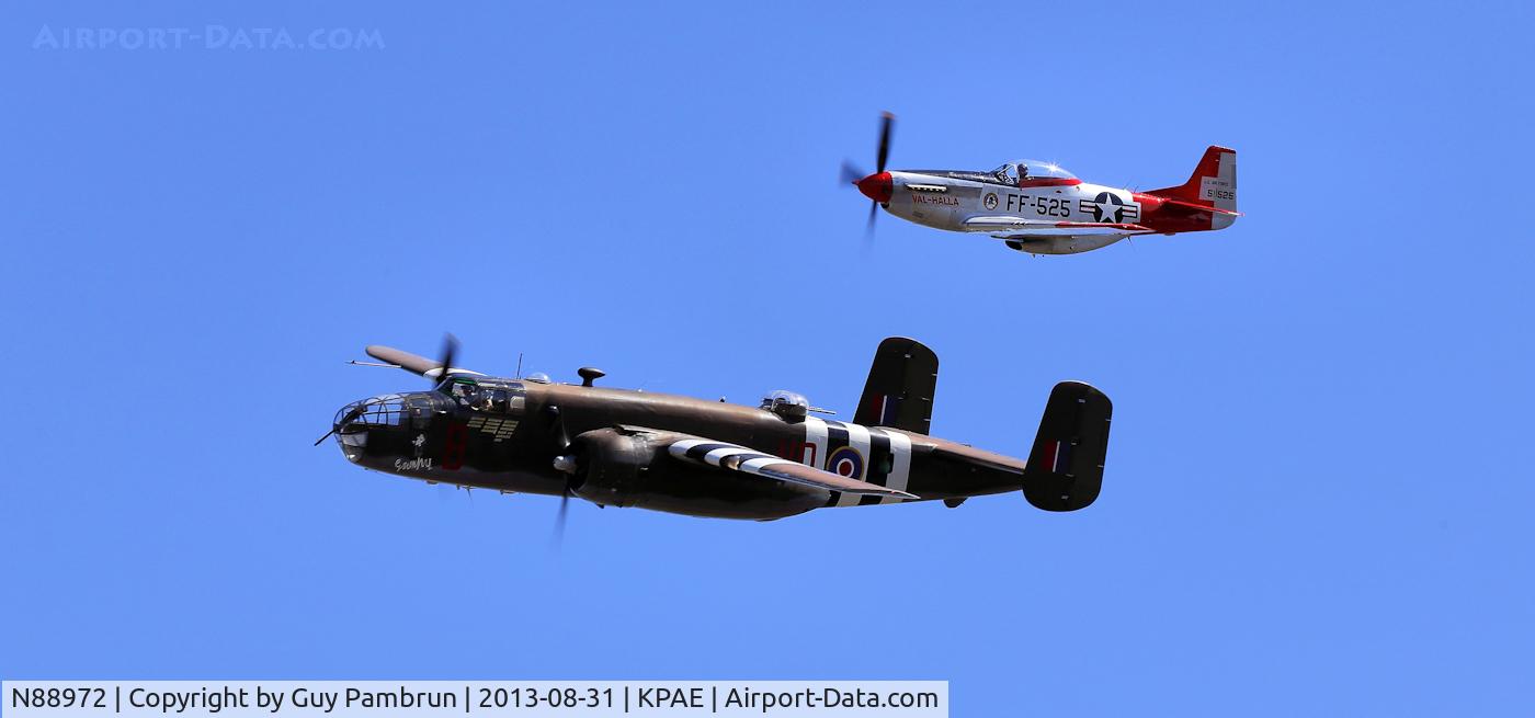 N88972, 1943 North American B-25D Mitchell C/N 100-23644, 2013 6th Annual Vintage Aircraft Weekend at the Historic Flight Foundation located at Payne Field