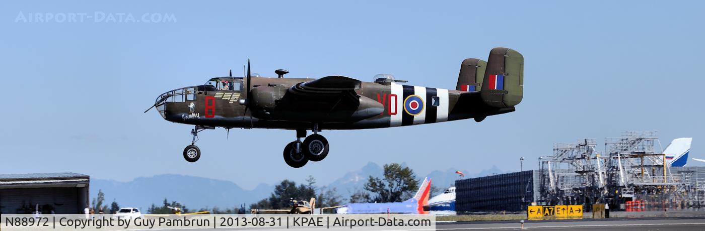 N88972, 1943 North American B-25D Mitchell C/N 100-23644, 2013 6th Annual Vintage Aircraft Weekend at the Historic Flight Foundation located at Payne Field