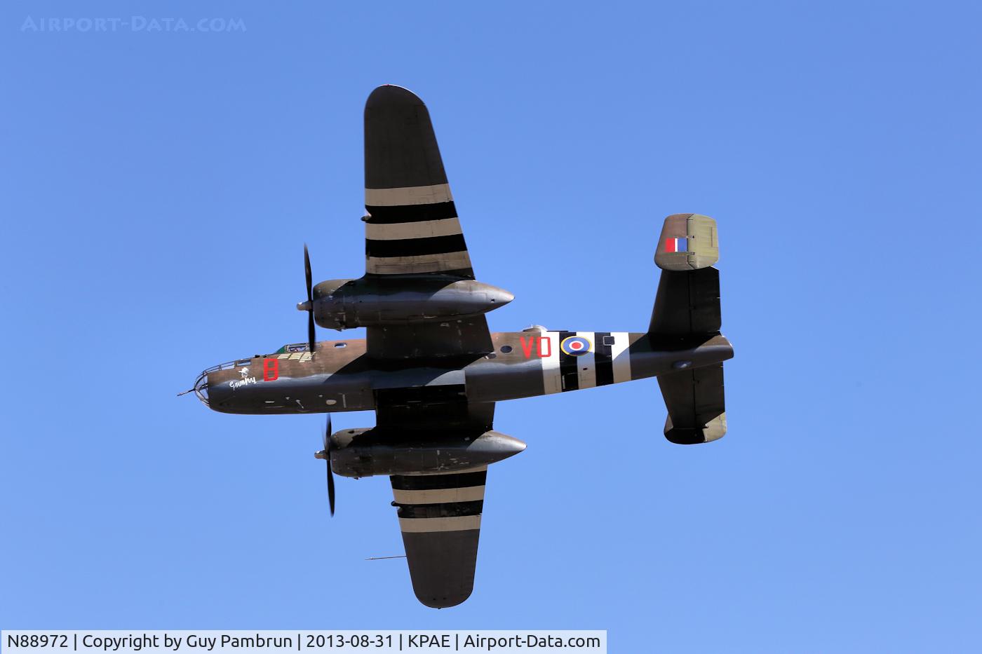 N88972, 1943 North American B-25D Mitchell C/N 100-23644, 2013 6th Annual Vintage Aircraft Weekend at the Historic Flight Foundation located at Payne Field