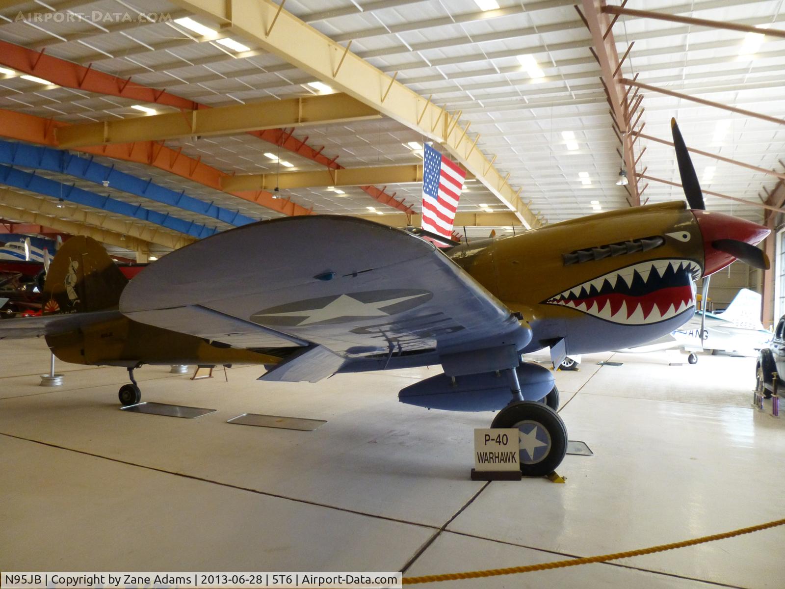 N95JB, 1941 Curtiss P-40E C/N 18796, At the War Eagles Museum - Santa Teresa, NM