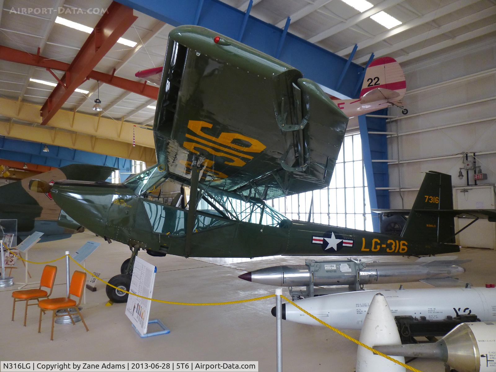 N316LG, 1947 Consolidated Vultee/toms Aero L-13A C/N 47-316, At the War Eagles Museum - Santa Teresa, NM