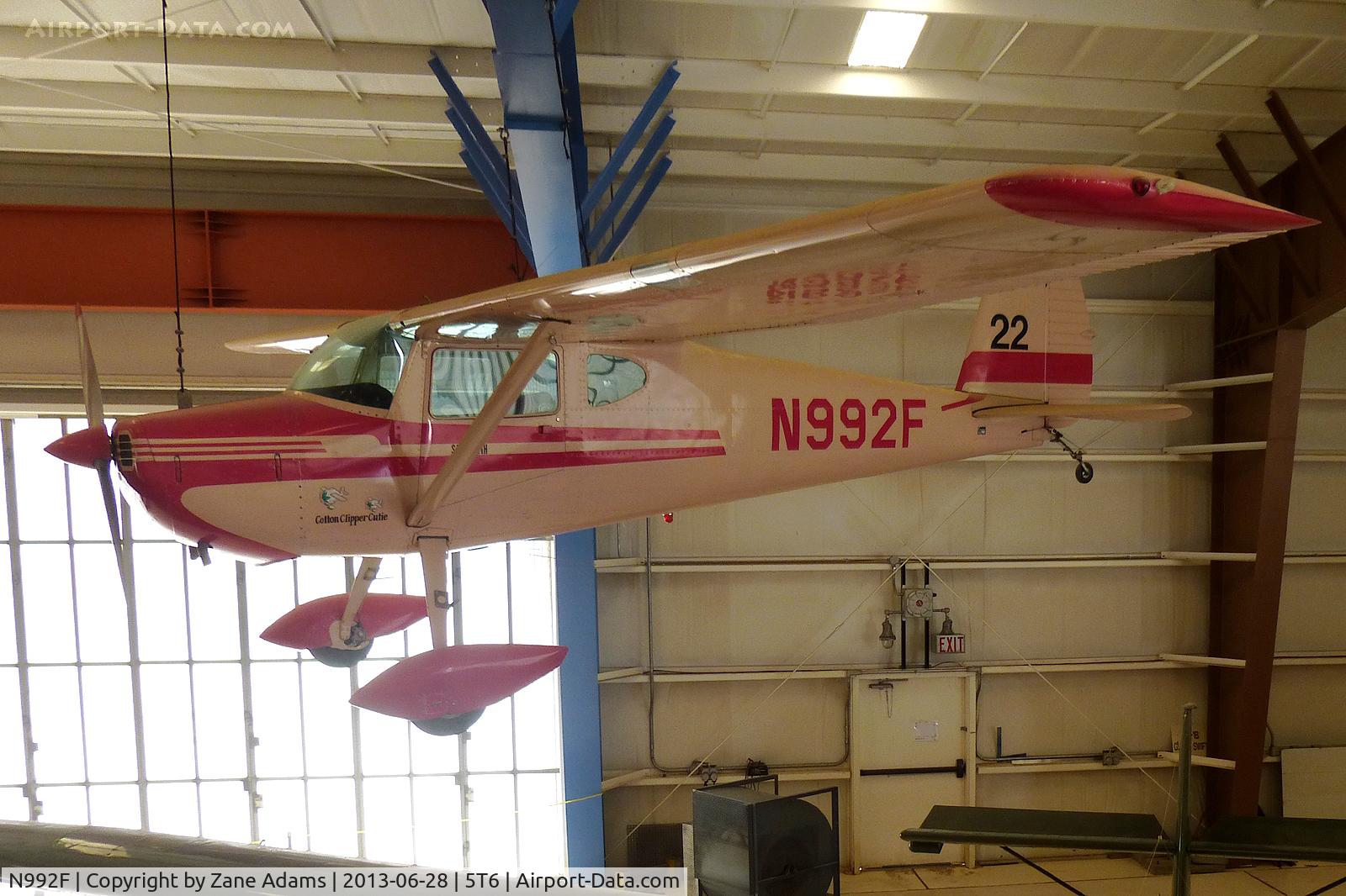 N992F, 1950 Cessna 140A C/N 15599, At the War Eagles Museum - Santa Teresa, NM
