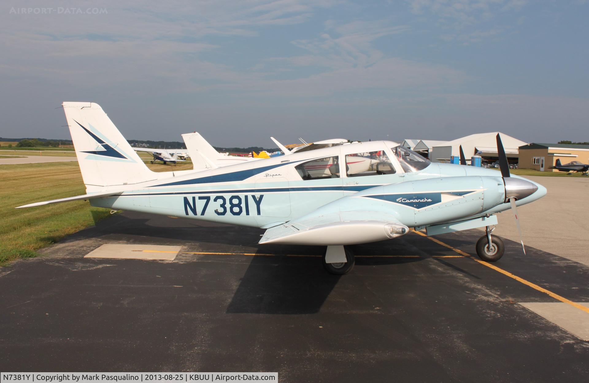 N7381Y, 1964 Piper PA-30 Twin Comanche C/N 30-435, Piper PA-30