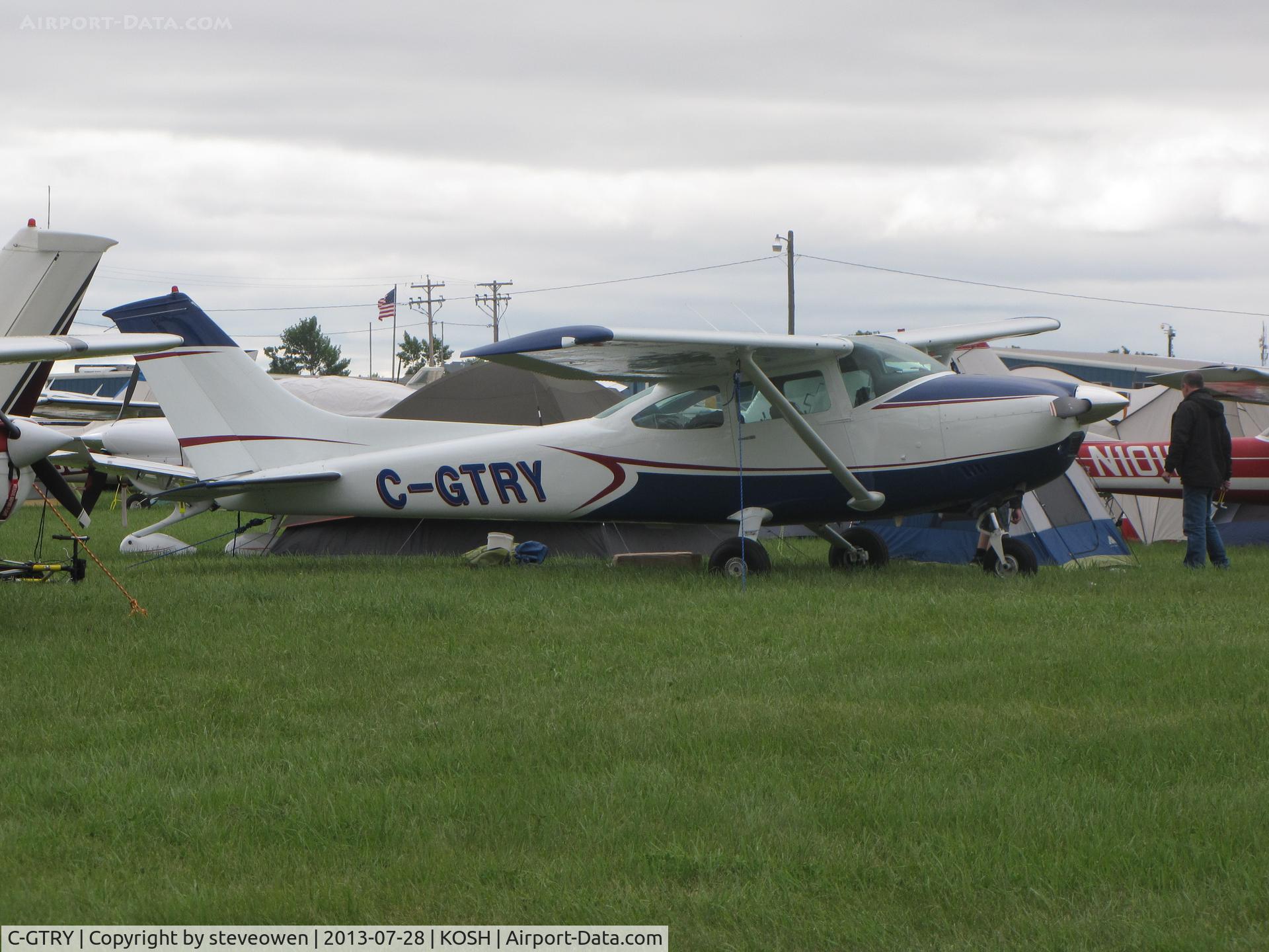 C-GTRY, 1973 Cessna 182P Skylane C/N 18261955, in the camp grounds at Oshkosh