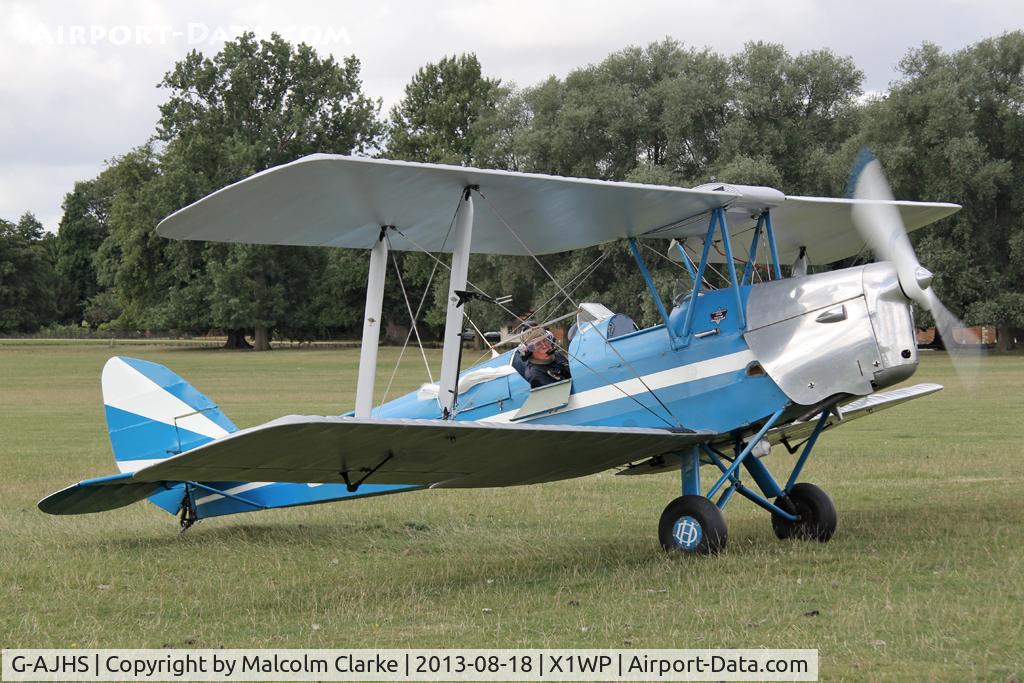 G-AJHS, 1941 De Havilland DH-82A Tiger Moth II C/N 82121, De Havilland DH-82A Tiger Moth II at The De Havilland Moth Club's 28th International Moth Rally at Woburn Abbey. August 2013.