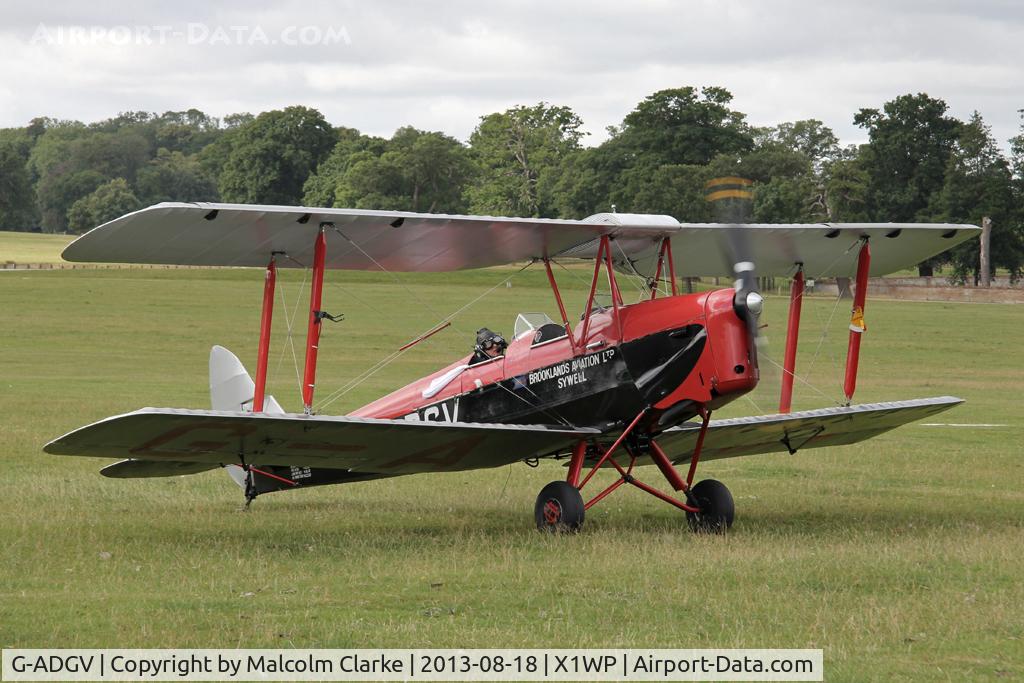 G-ADGV, 1935 De Havilland DH-82A Tiger Moth II C/N 3340, De Havilland DH-82A Tiger Moth II at The De Havilland Moth Club's 28th International Moth Rally at Woburn Abbey. August 2013.