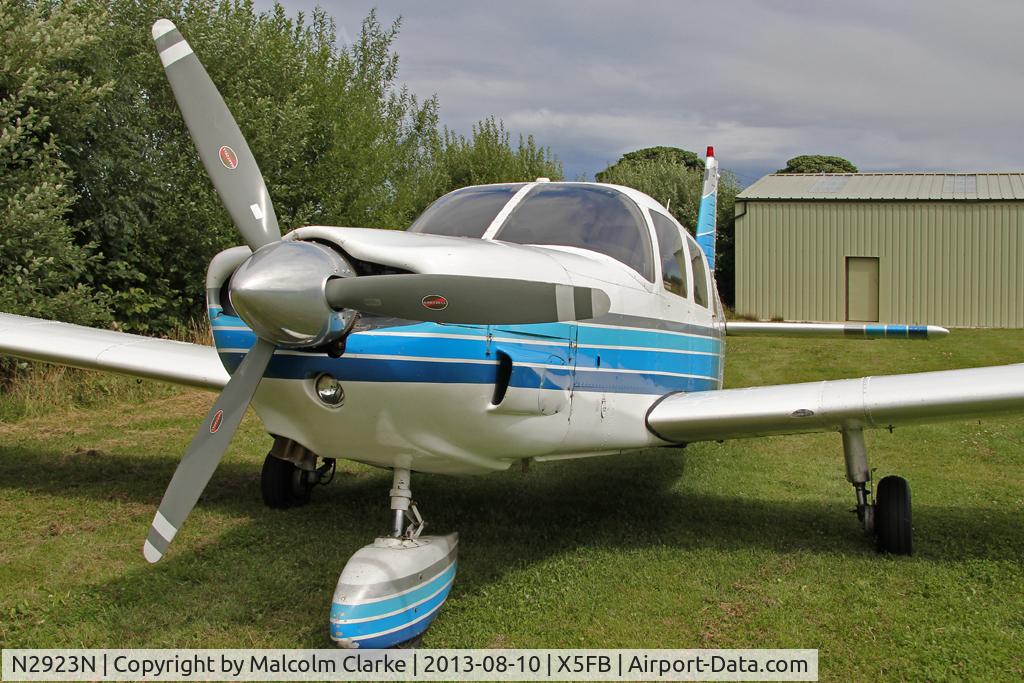 N2923N, 1979 Piper PA-32-300 Cherokee Six Cherokee Six C/N 32-7940207, Piper PA-32-300 Six at Fishburn Airfield, August 10th 2013.