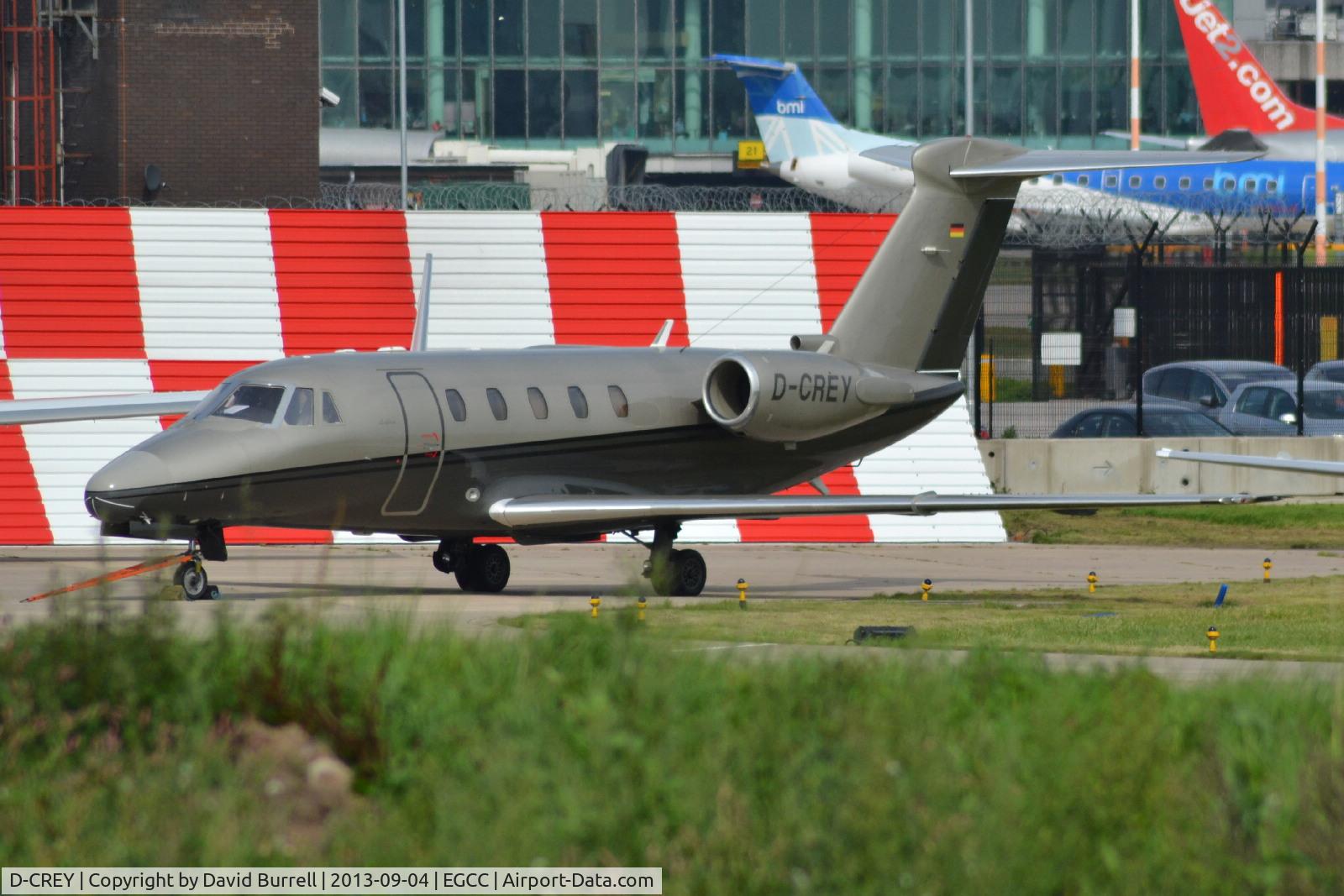 D-CREY, 1990 Cessna 650 Citation III C/N 650-0192, Cessna Citation 3 at Manchester Airport.