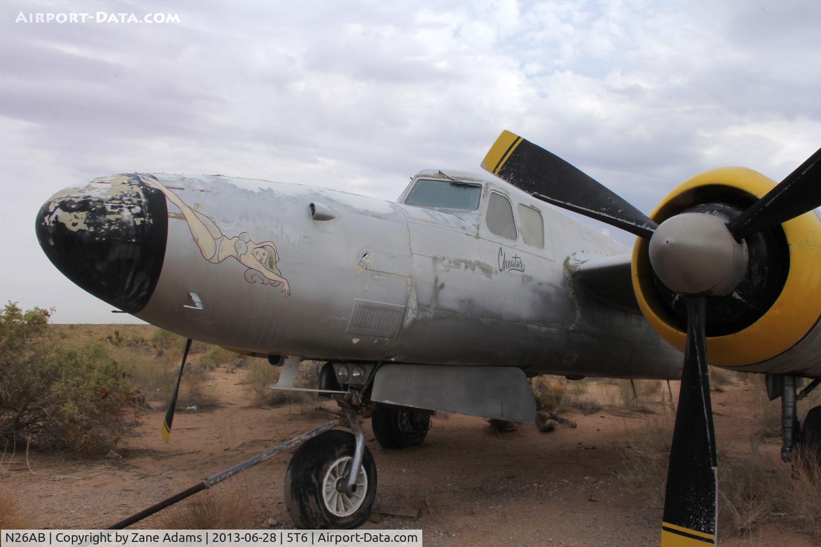 N26AB, 1944 Douglas A-26B Invader C/N 27805, Santa Teresa, New Mexico