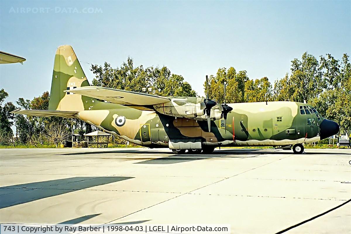 743, Lockheed C-130H Hercules C/N 382-4665, Lockheed C-130H Hercules [4665] (Greek Air Force) Elefsis~SX 03/04/1998
