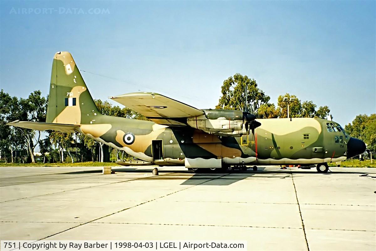 751, 1977 Lockheed C-130H Hercules C/N 382-4732, Lockheed C-130H Hercules [4732] (Greek Air Force) Elefsis~SX 03/04/1998