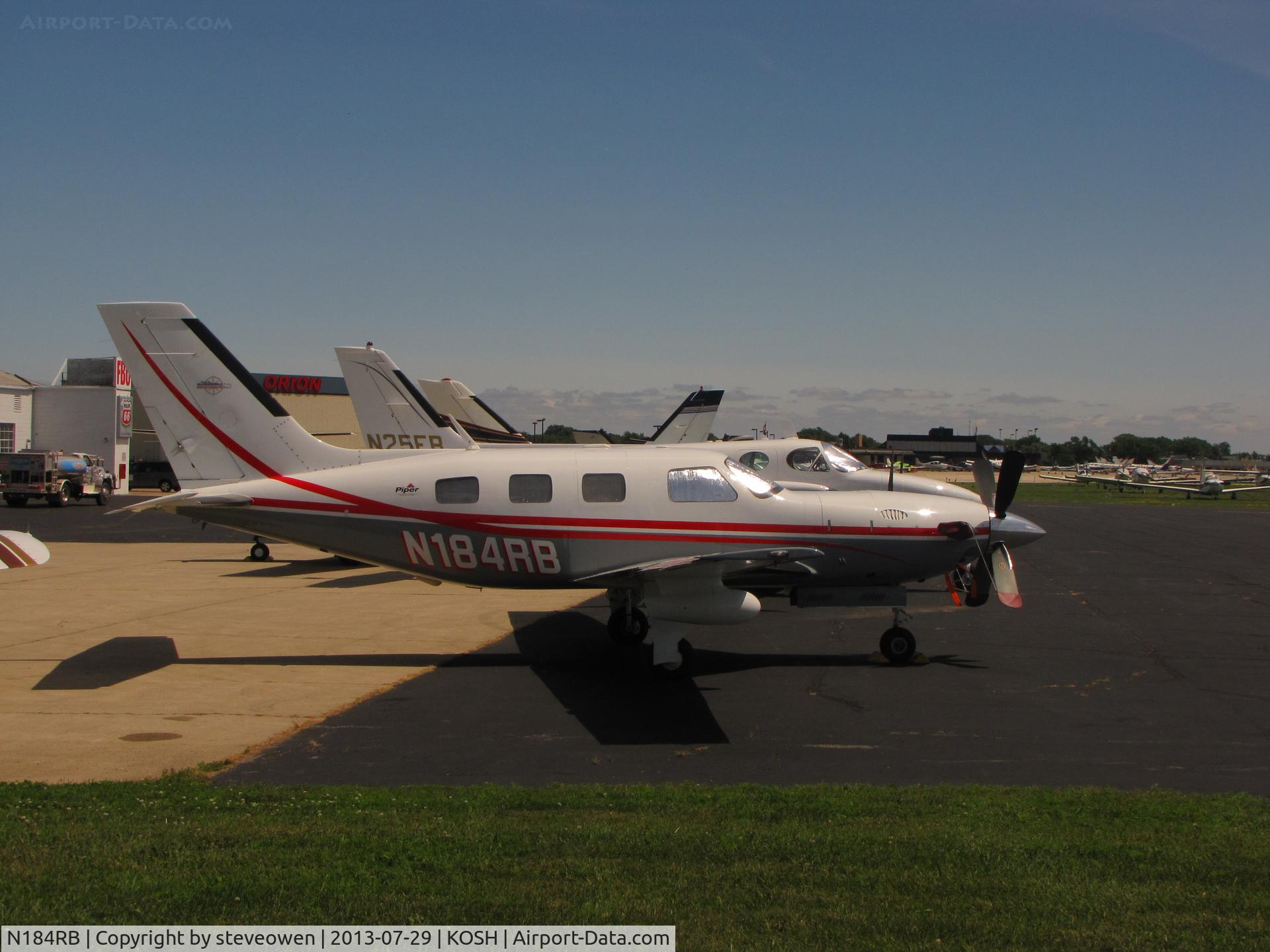N184RB, 2001 Piper PA-46-500TP C/N 4697087, Basler FBO ramp