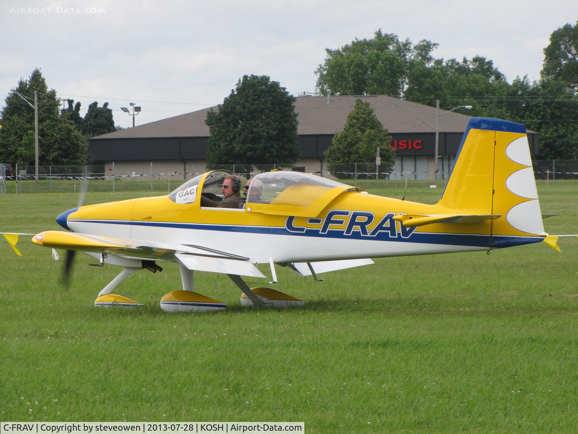 C-FRAV, 2011 Vans RV-9A C/N 91485, Taxing at Oshkosh