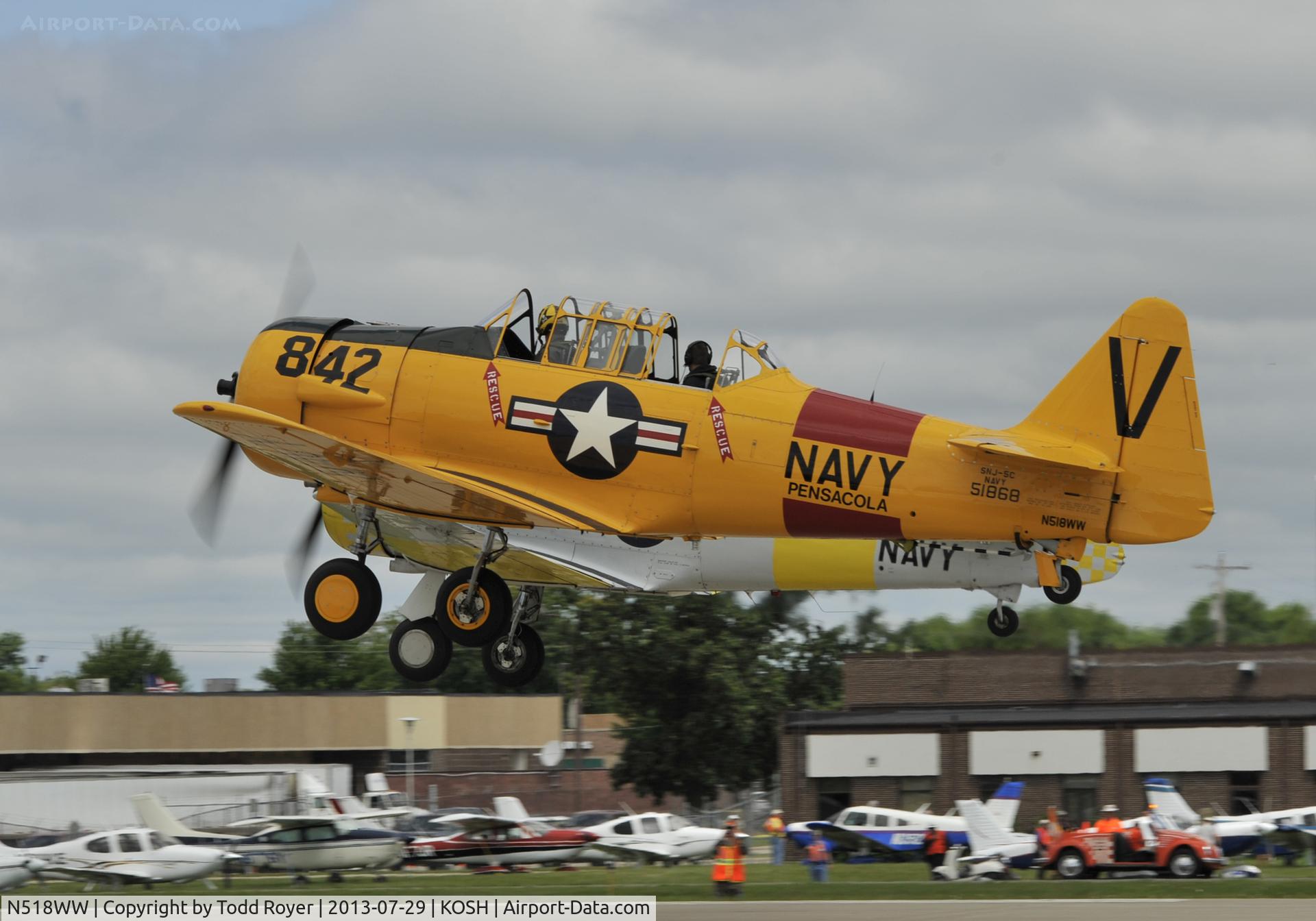 N518WW, North American SNJ-5C Texan Texan C/N 88-14866, Airventure 2013