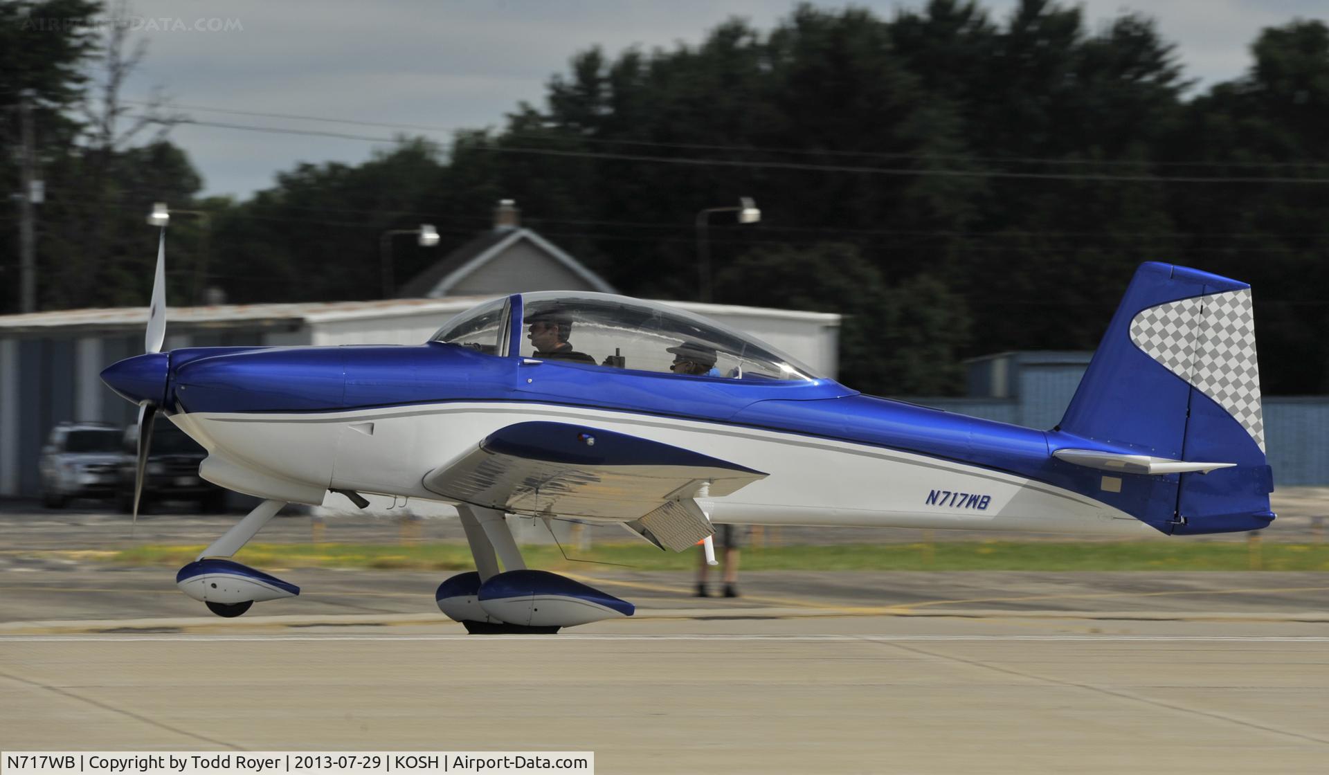 N717WB, 2006 Vans RV-8A C/N 80363, Airventure 2013