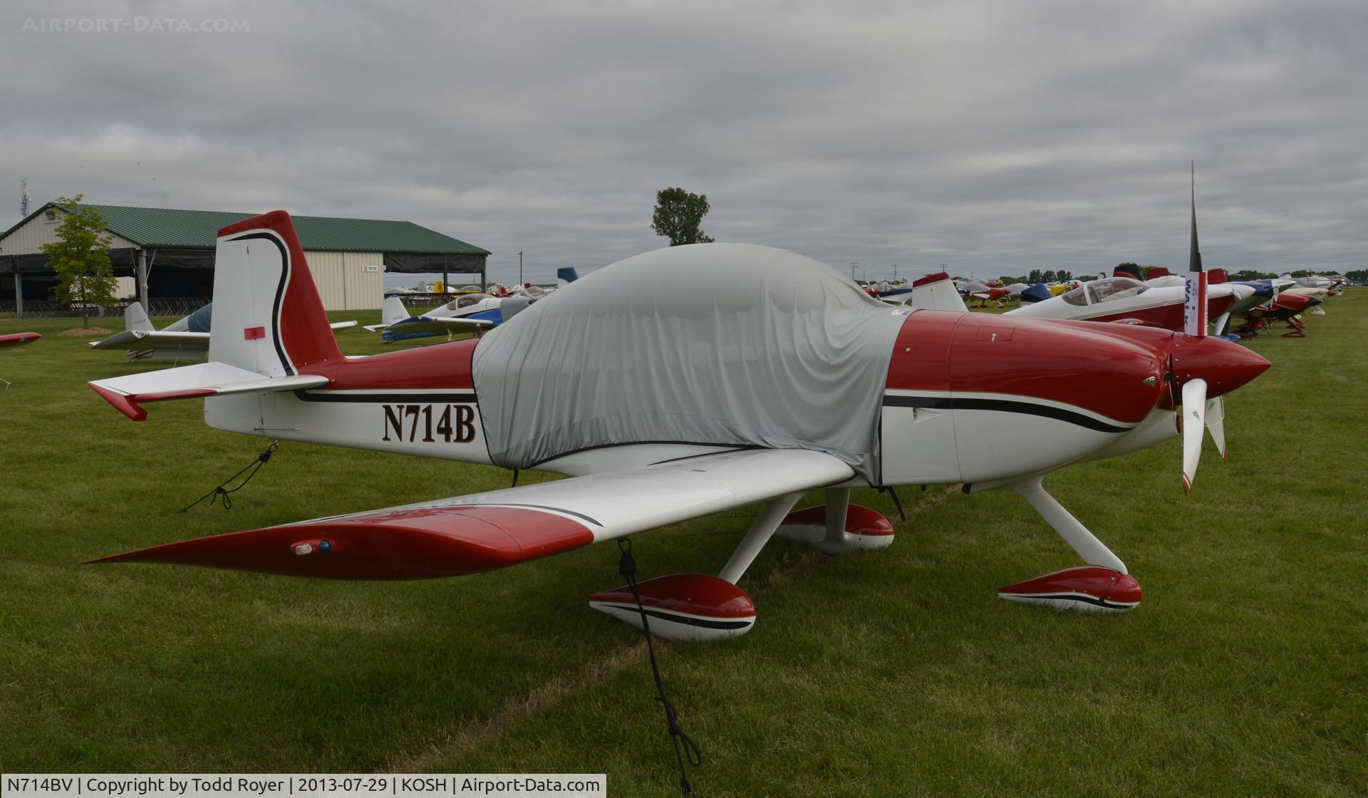 N714BV, 2009 Vans RV-8A C/N 80578, Airventure 2013