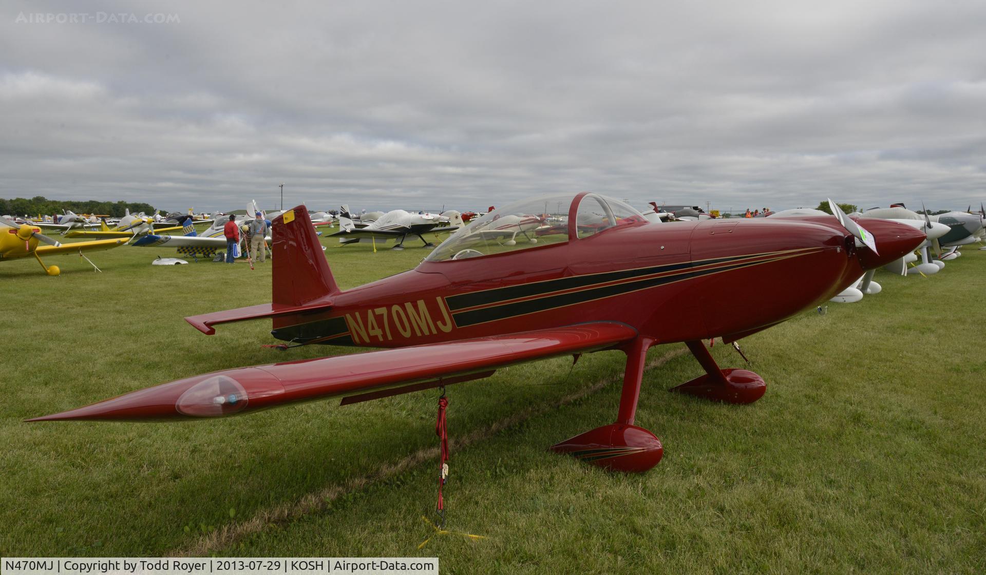 N470MJ, Vans RV-8 C/N 81562, Airventure 2013