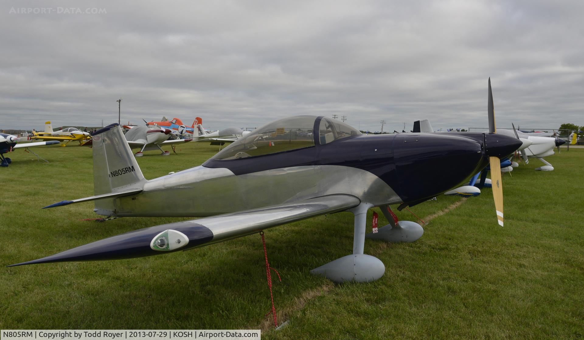N805RM, Vans RV-8 C/N 81872, Airventure 2013