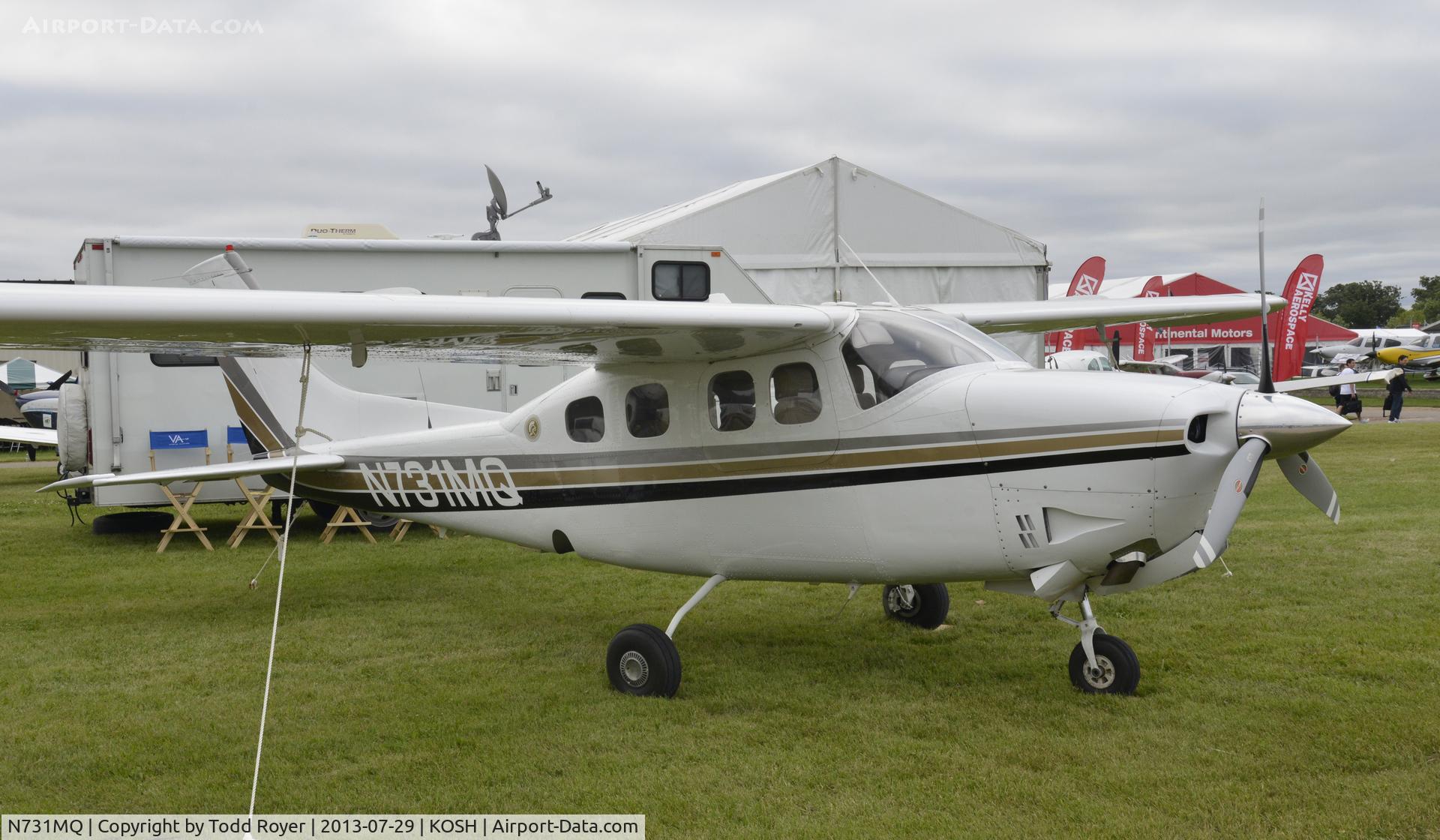 N731MQ, 1980 Cessna P210N Pressurised Centurion C/N P21000496, Airventure 2013