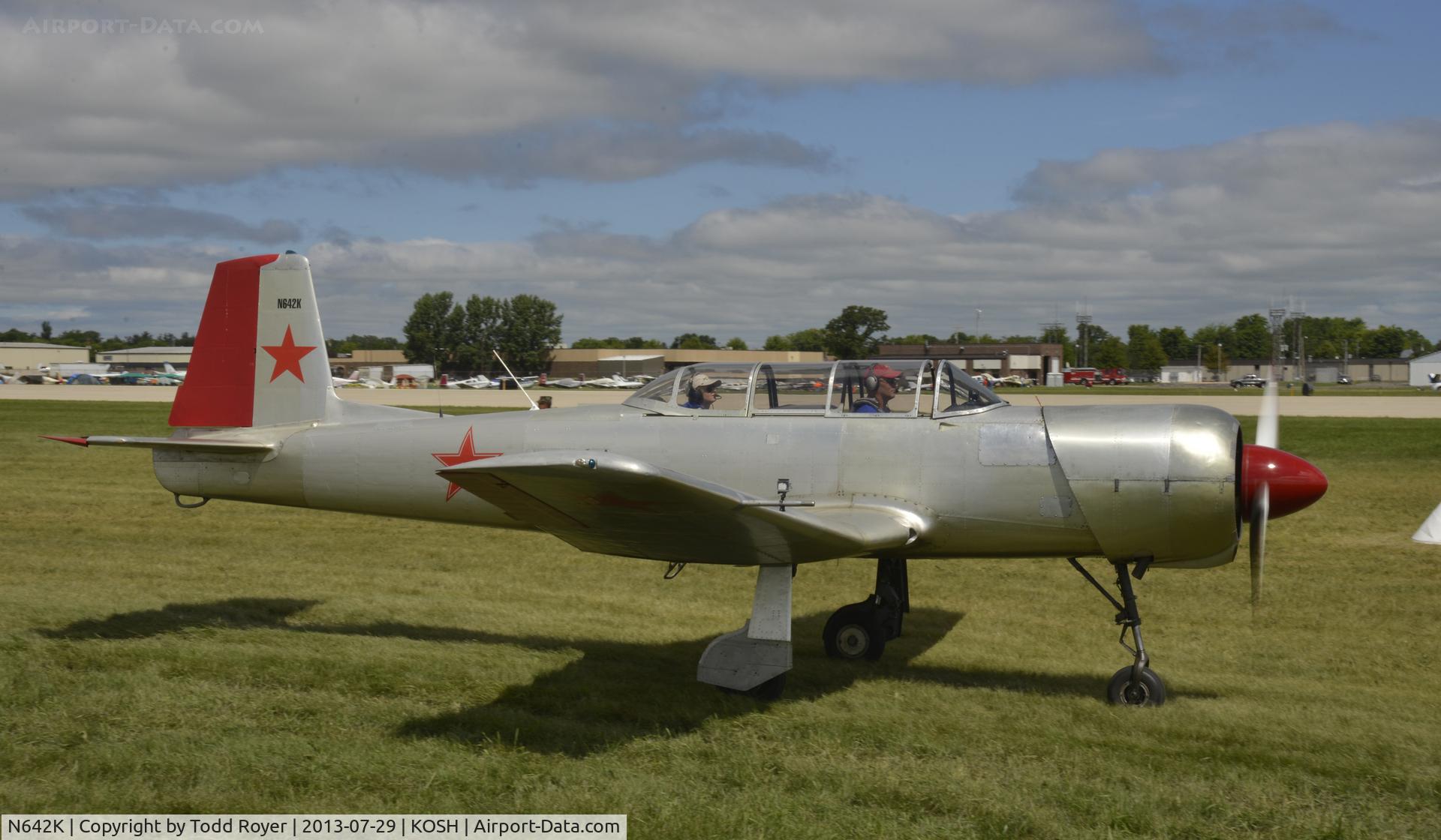 N642K, 1985 Nanchang CJ-6A C/N 4232013, Airventure 2013