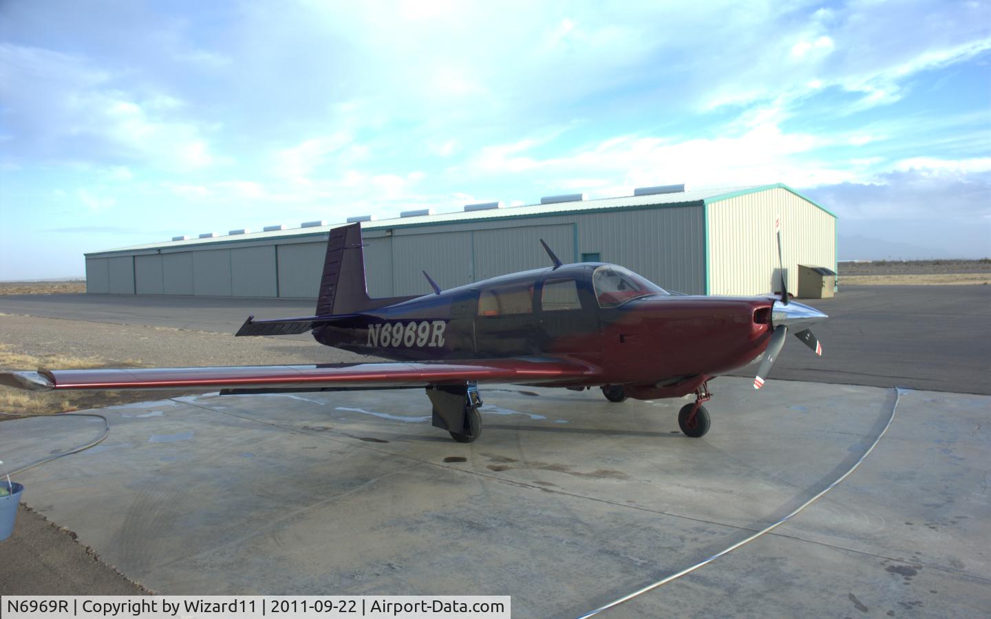 N6969R, 1979 Mooney M20K C/N 25-0168, Very nice sport plane (if you like going slow).  Solid, well cared for. Last plane I ever flew...probably the very last since I lost my ticket. I also have other photos including interior and in flight.