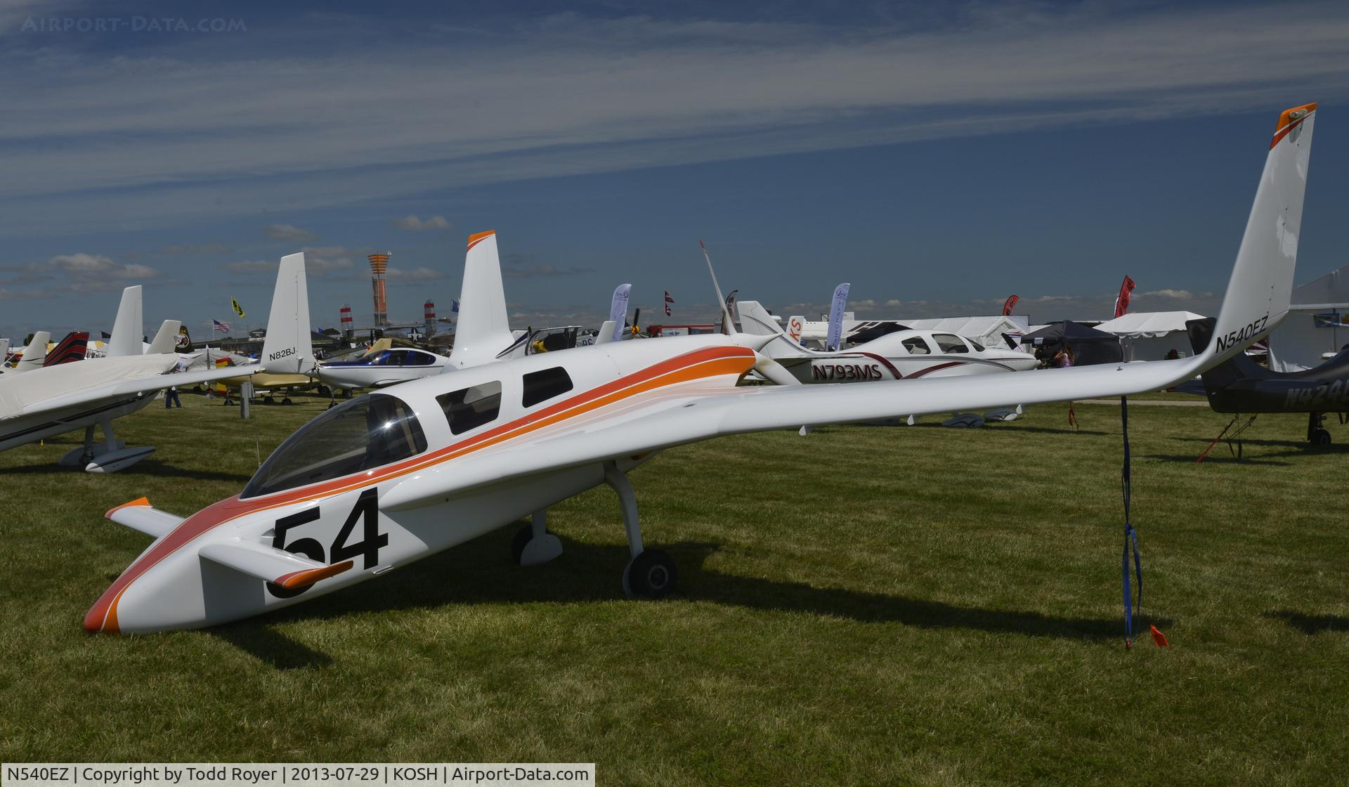 N540EZ, 2005 Co-Z Cozy Mark IV Mod C/N 003, Airventure 2013