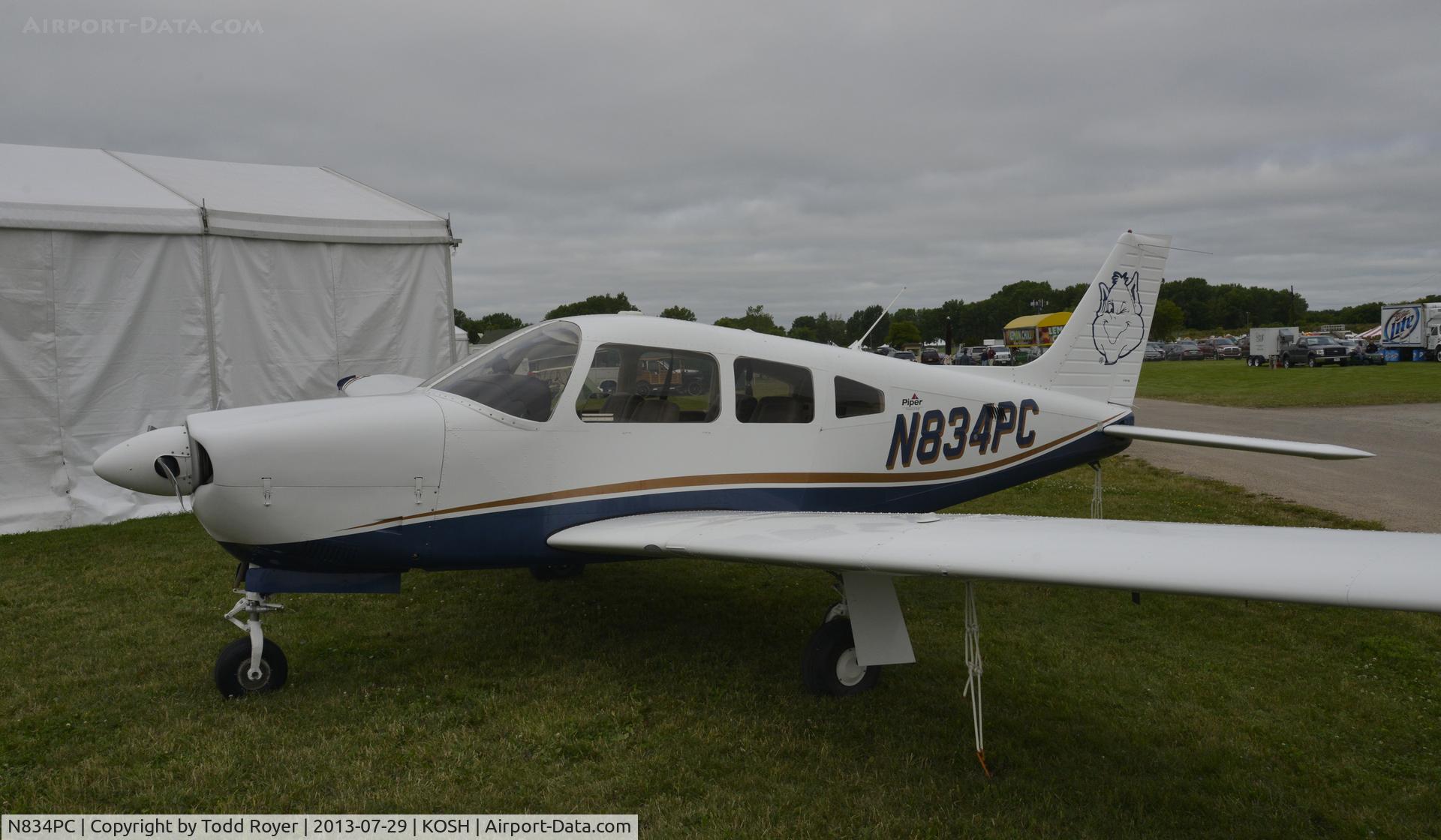 N834PC, 2006 Piper PA-28R-201 Cherokee Arrow III C/N 2844129, Airventure 2013