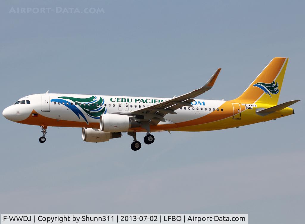 F-WWDJ, 2013 Airbus A320-214 C/N 5687, C/n 5687 - To be RP-C3275