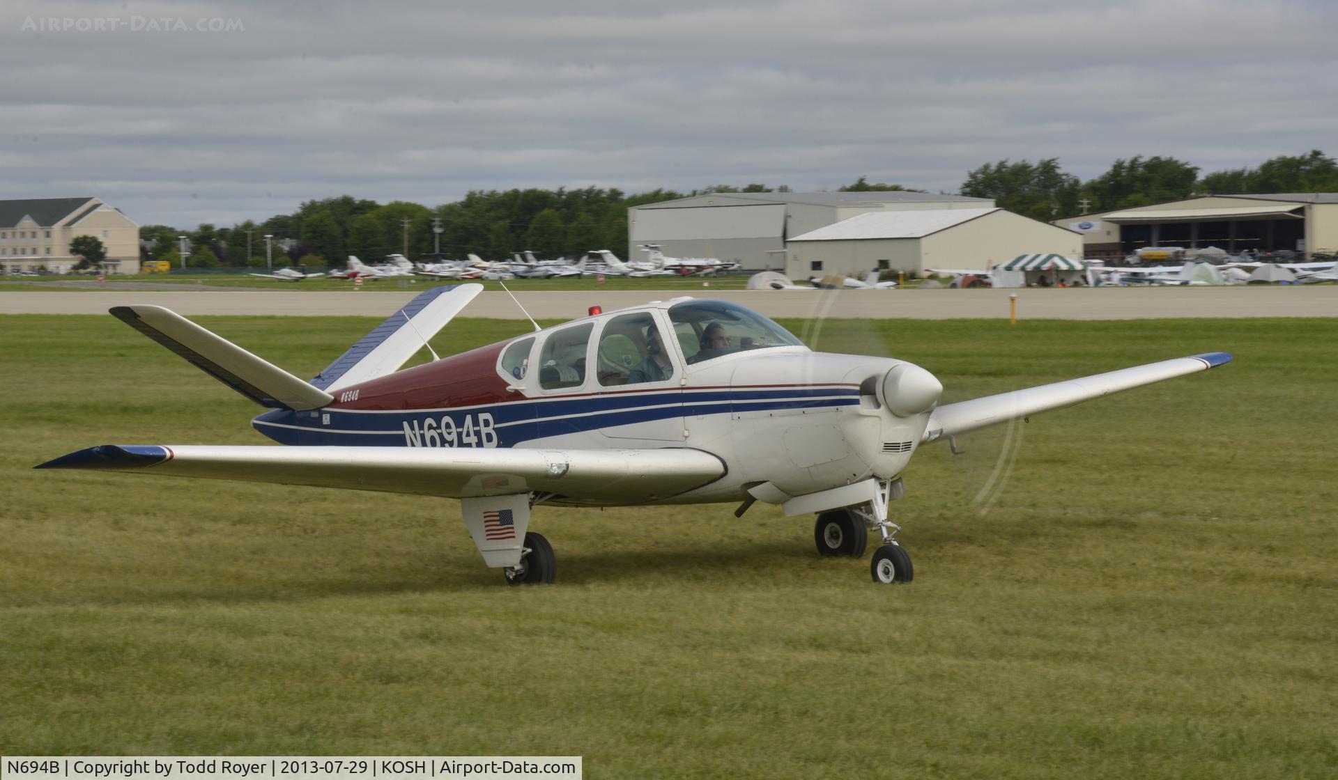 N694B, 1948 Beech A35 Bonanza C/N D-1697, Airventure 2013